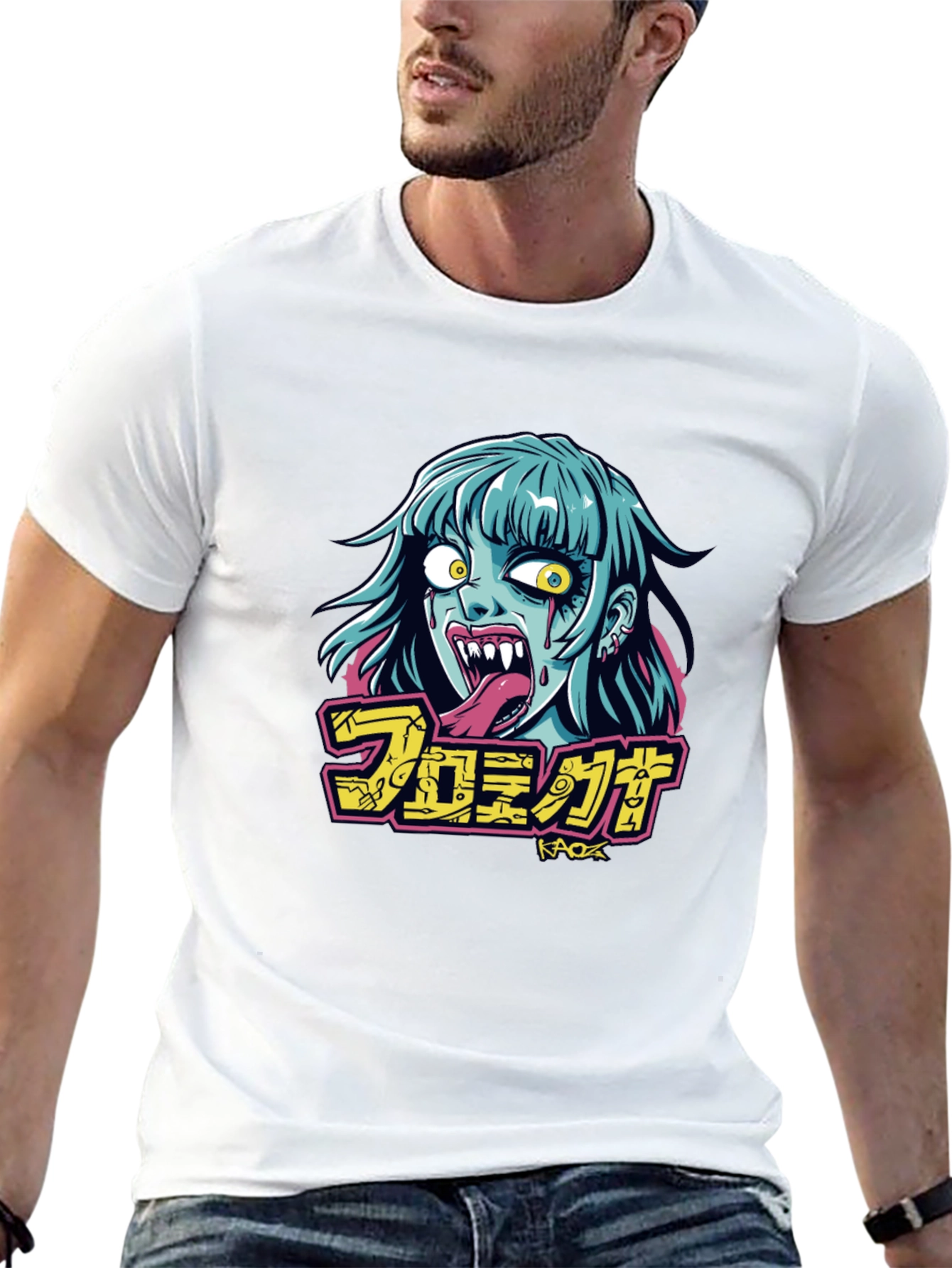 Zombie Graphic Tee - Black