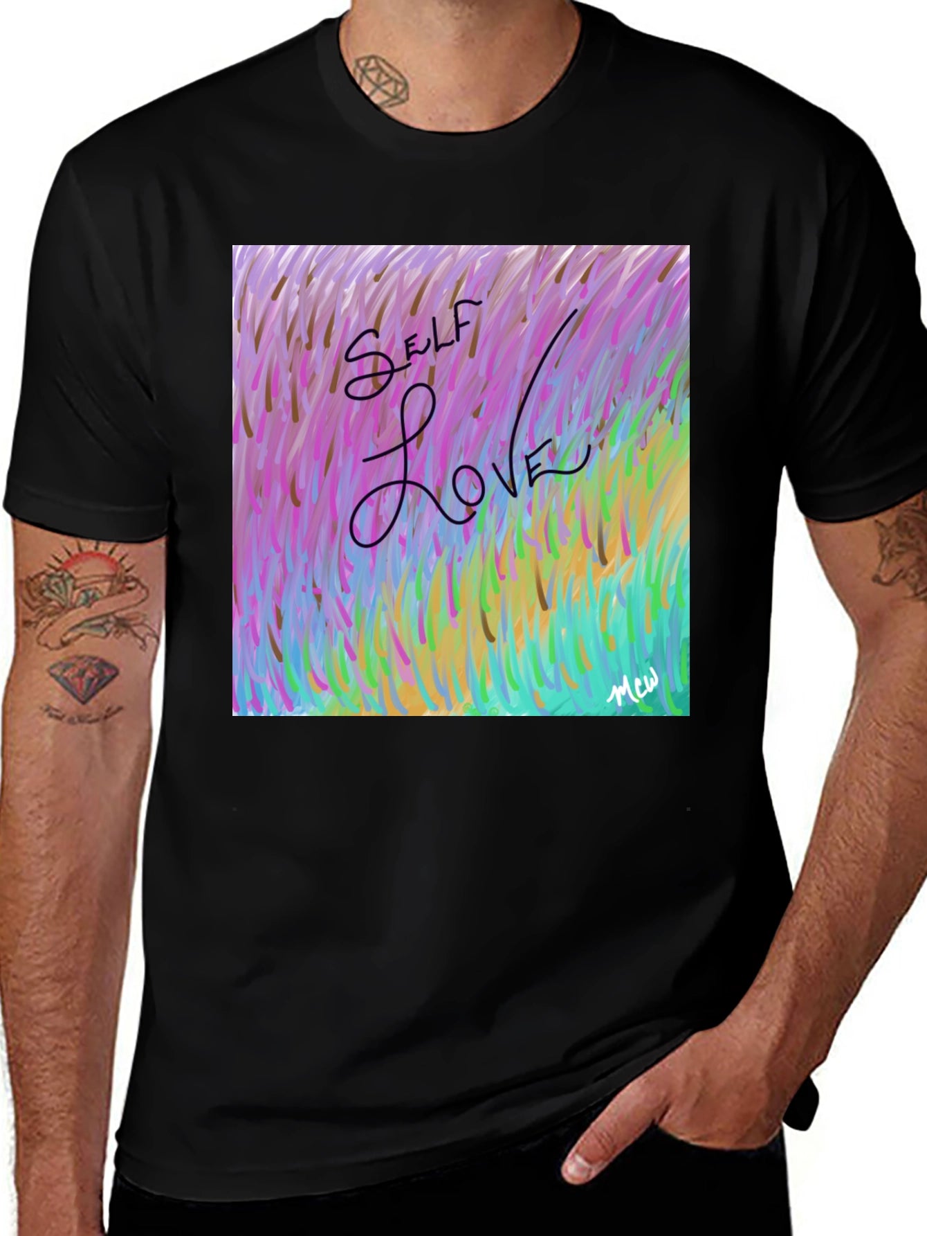 Self Love Graphic Tee - Artistic Comfort