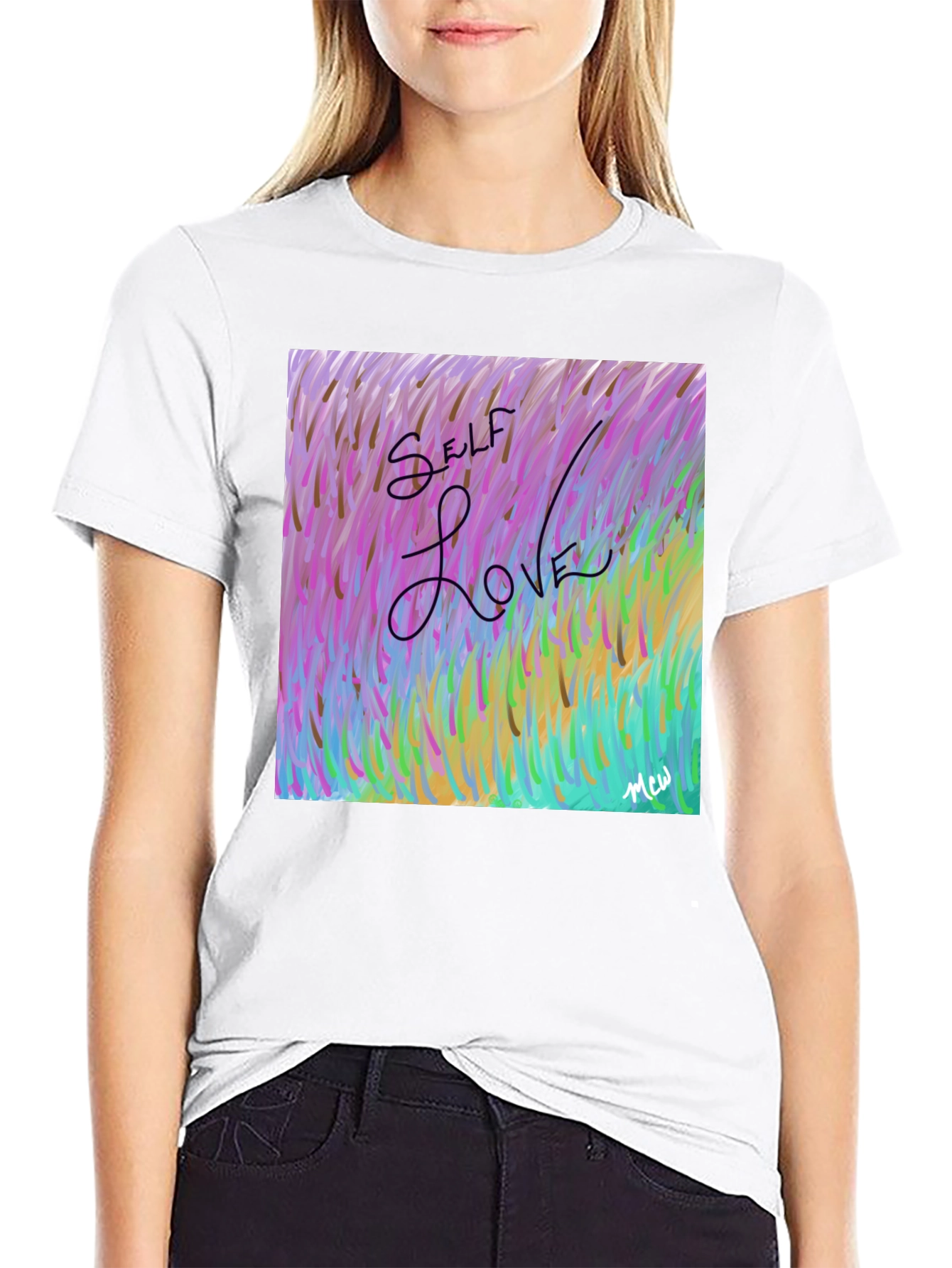 Self Love Graphic Tee - Artistic Comfort