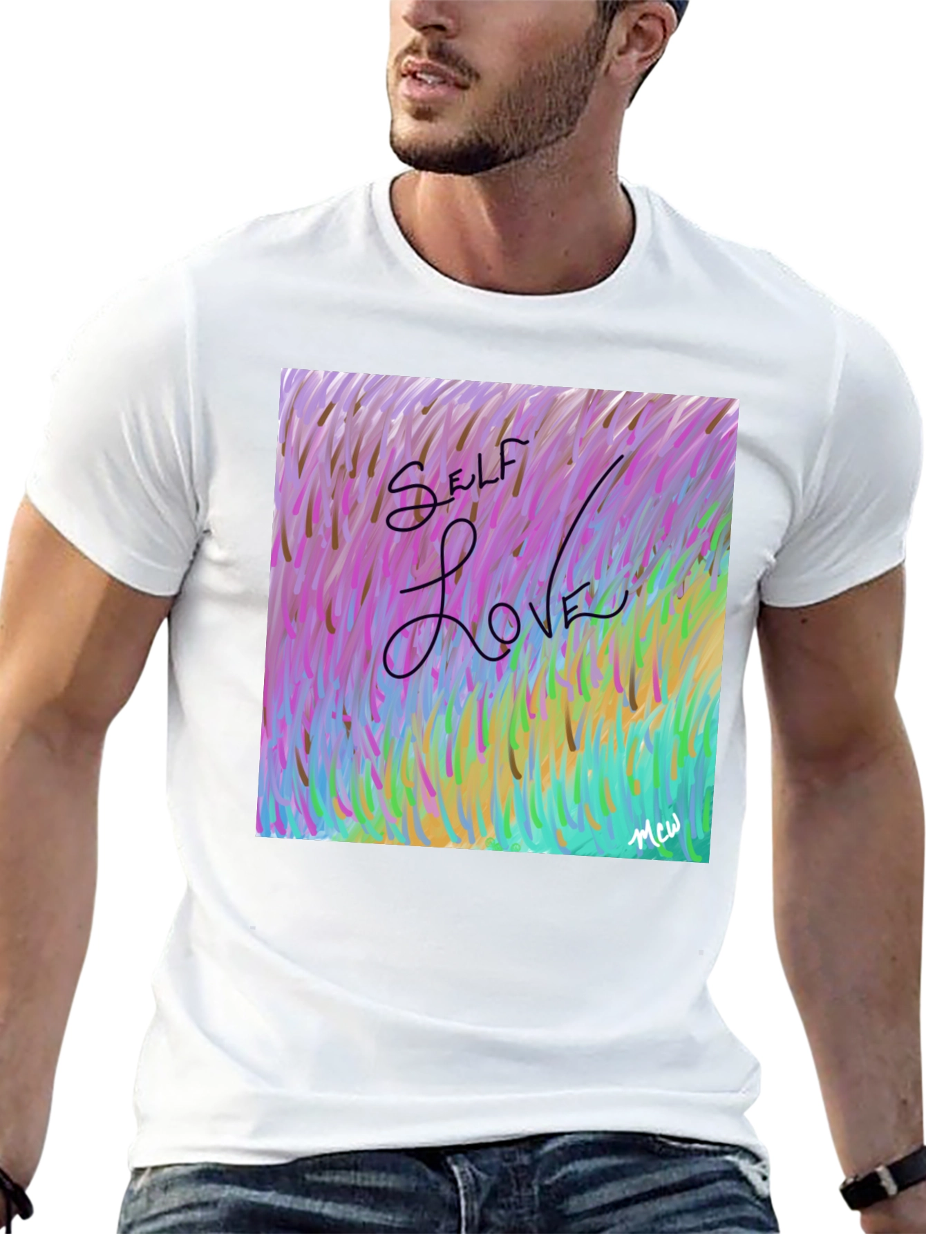 Self Love Graphic Tee - Artistic Comfort