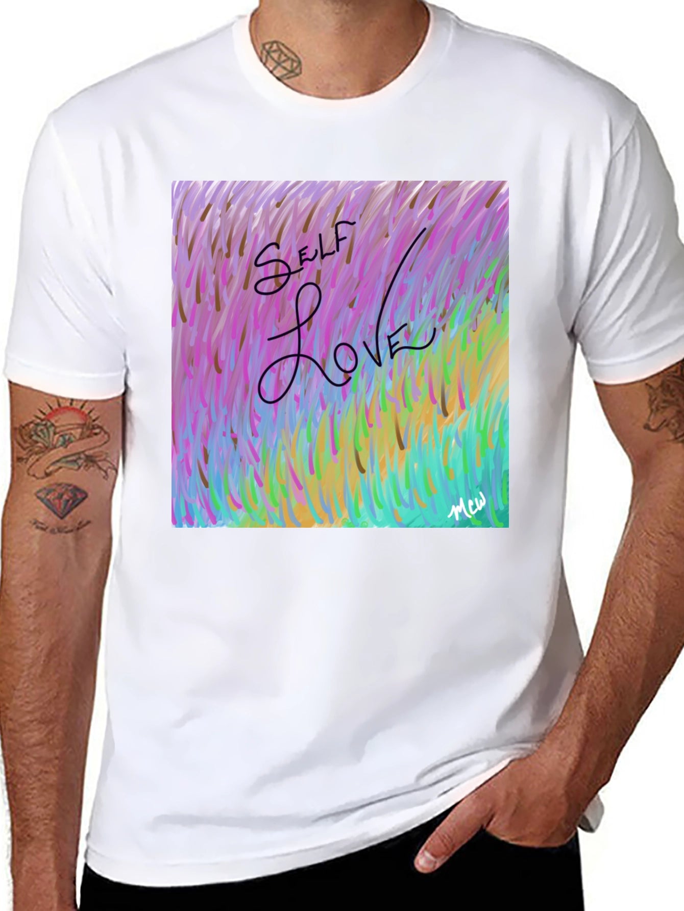 Self Love Graphic Tee - Artistic Comfort
