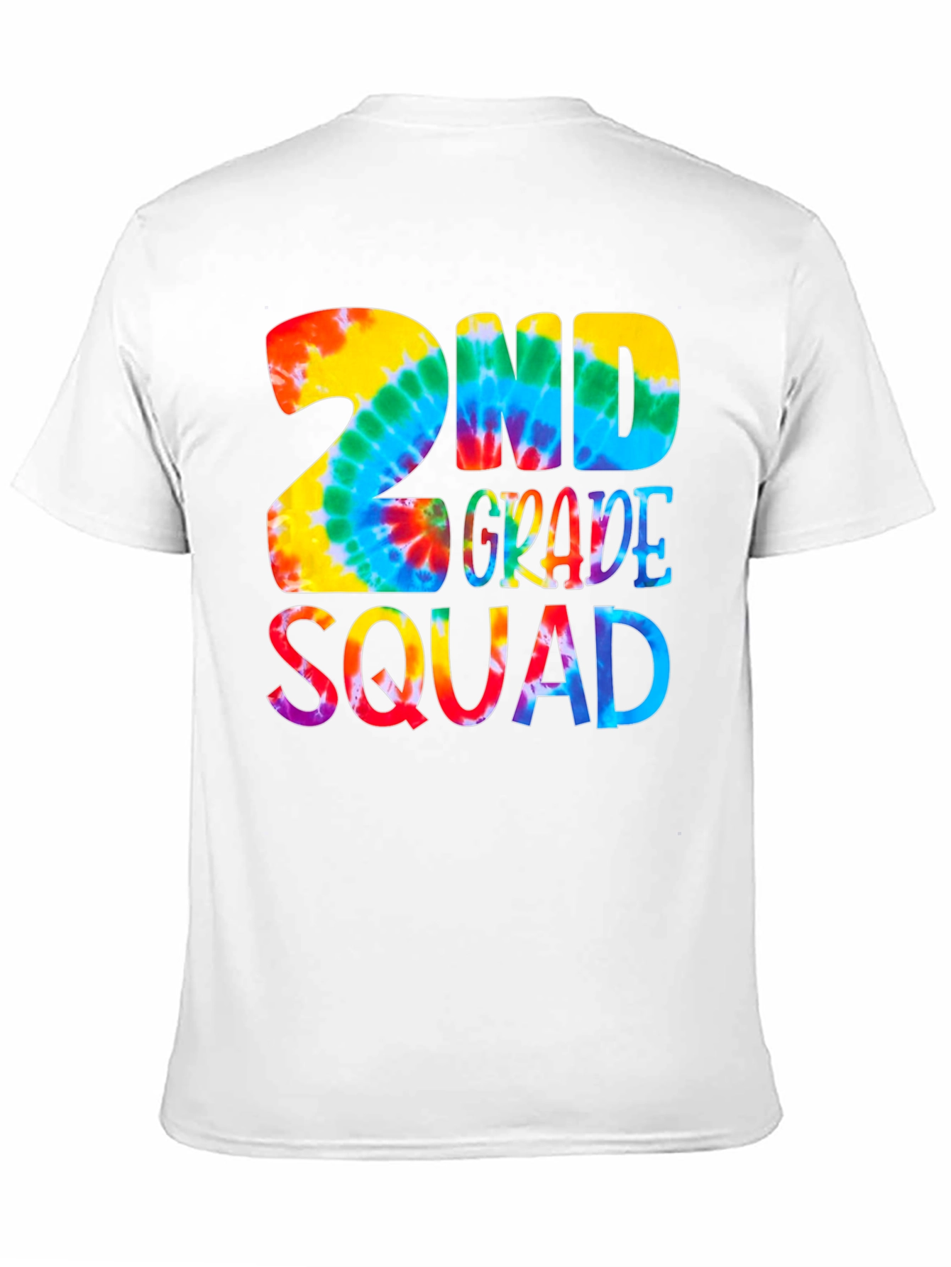 2nd Grade Squad Tie-Dye Graphic Tee