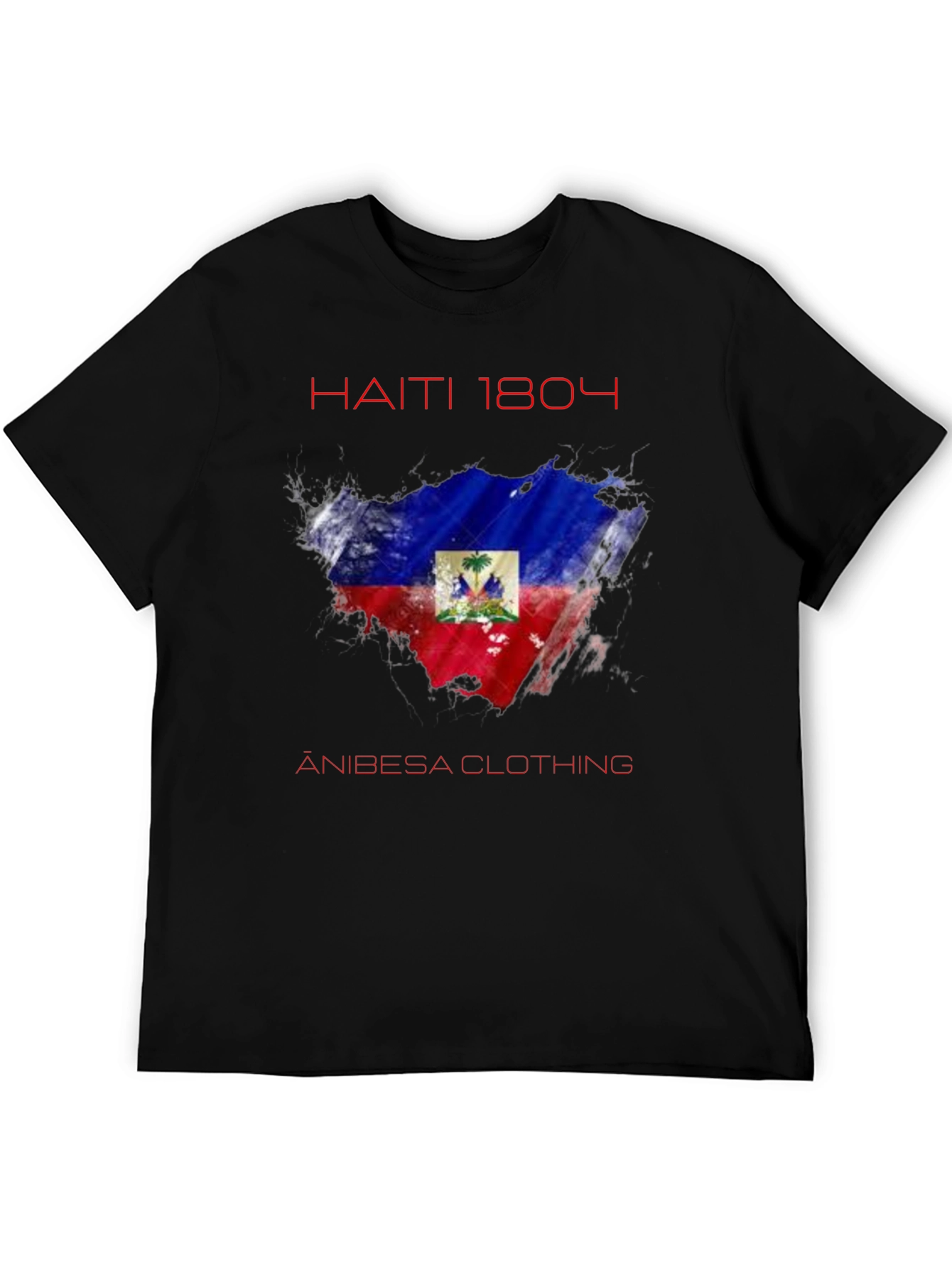 Haiti 1804 Flag T-Shirt - Anibesa Clothing