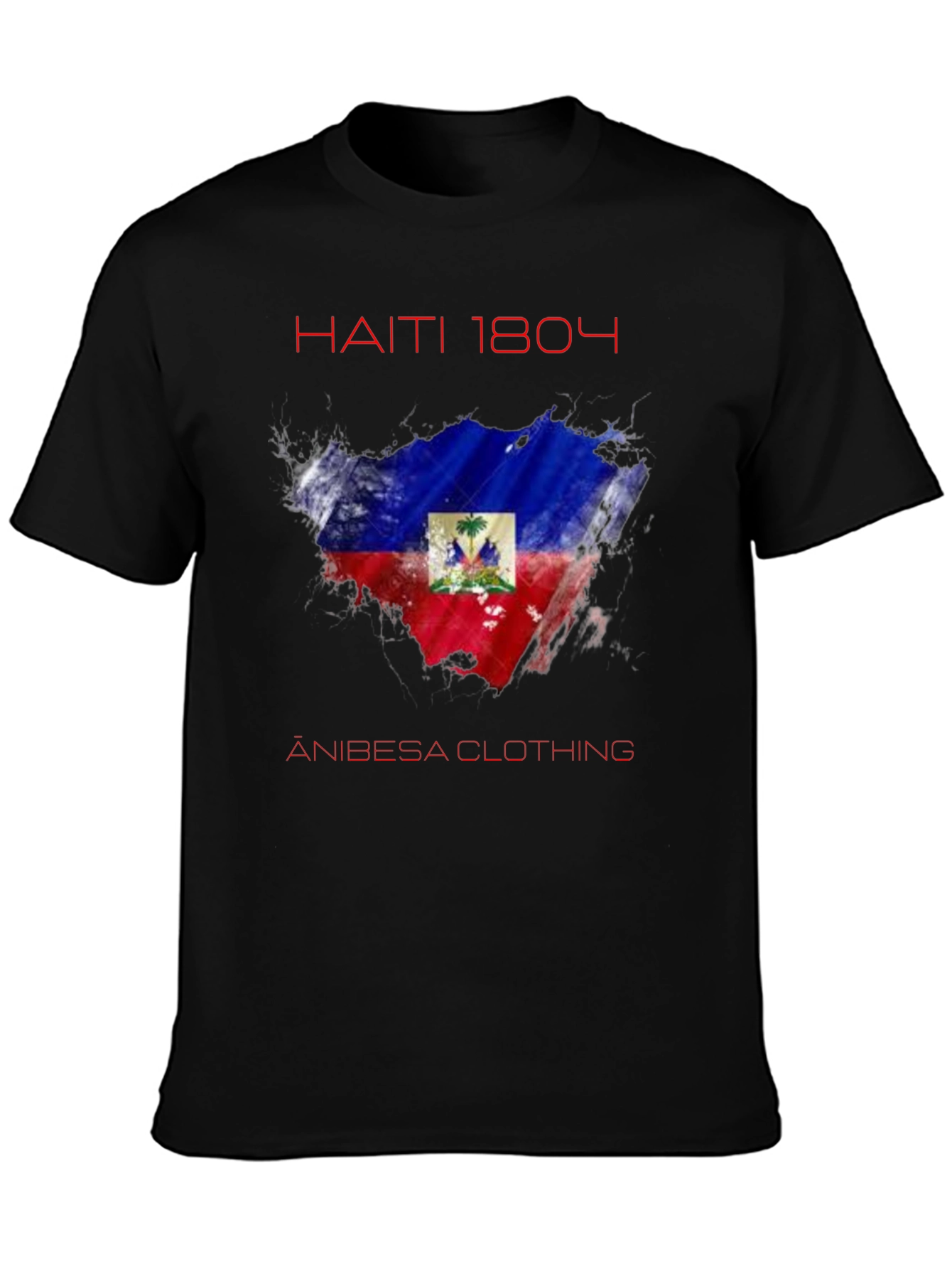 Haiti 1804 Flag T-Shirt - Anibesa Clothing