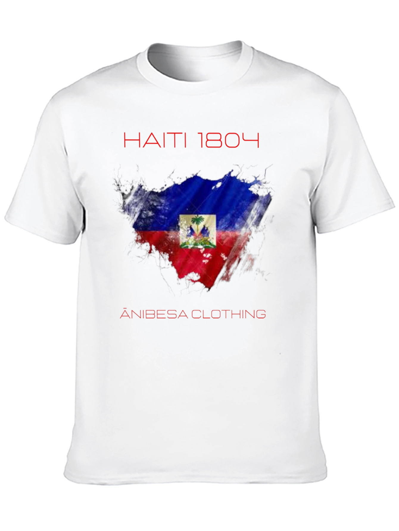 Haiti 1804 Flag T-Shirt - Anibesa Clothing