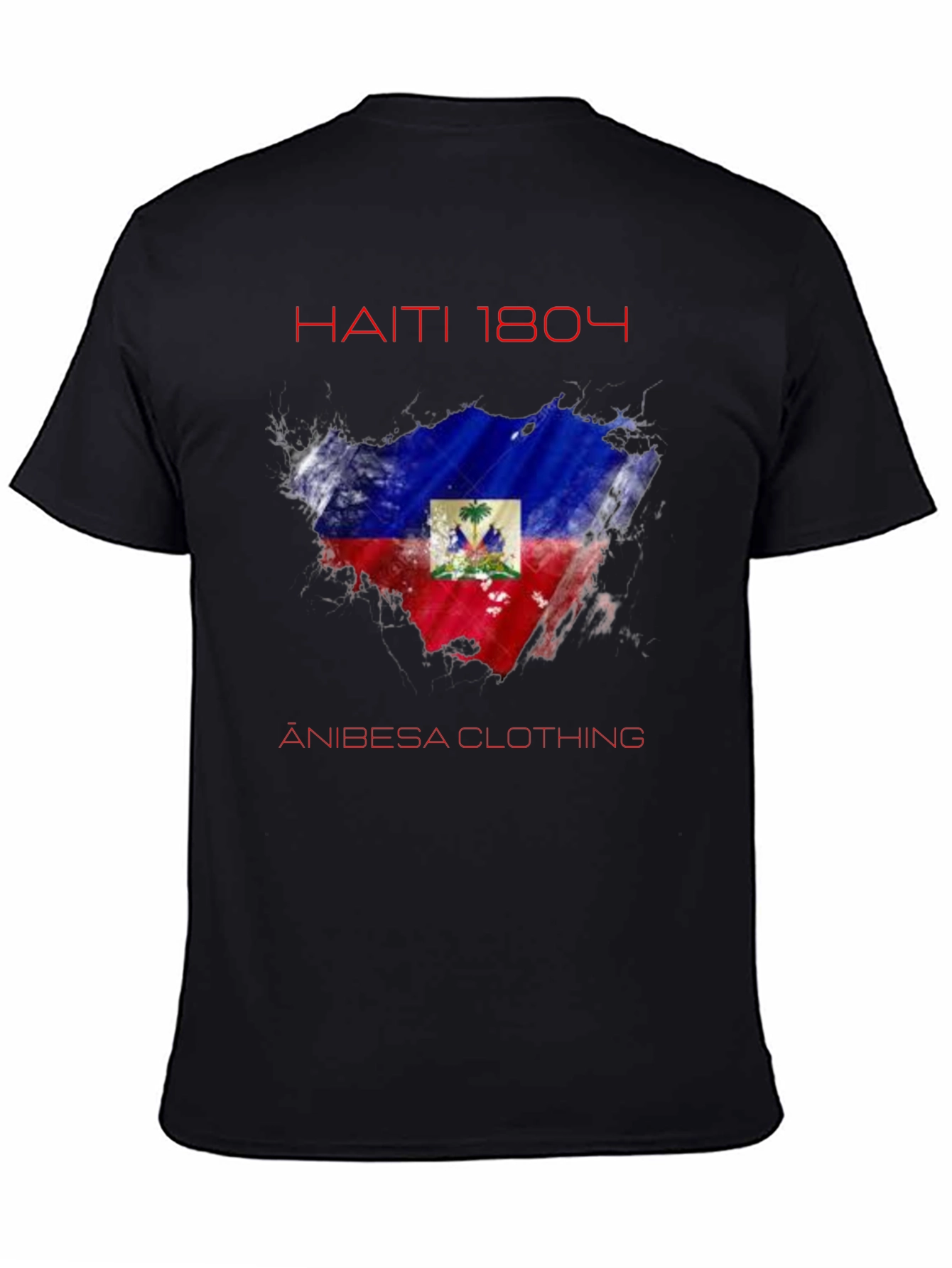Haiti 1804 Flag T-Shirt - Anibesa Clothing