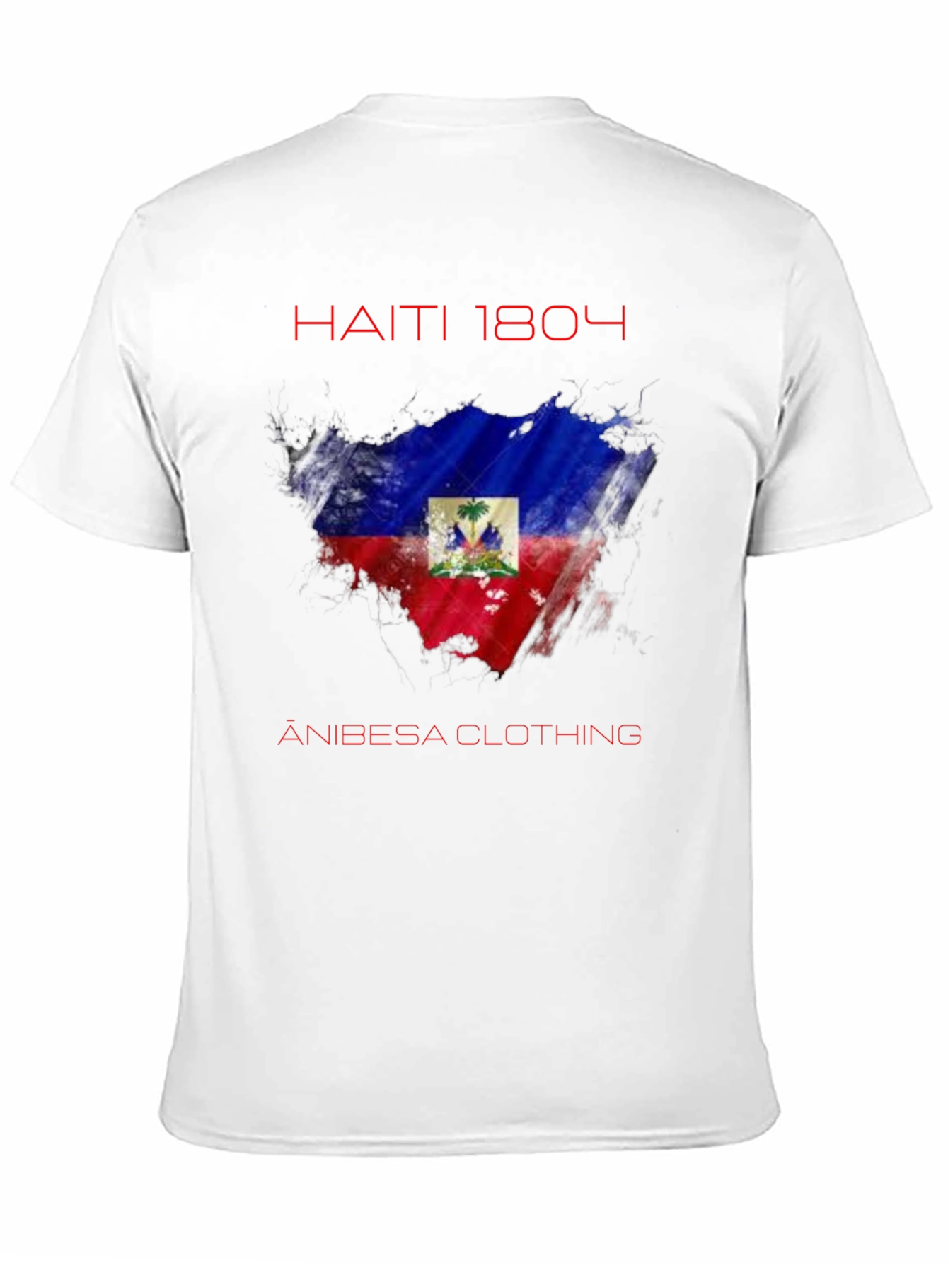 Haiti 1804 Flag T-Shirt - Anibesa Clothing