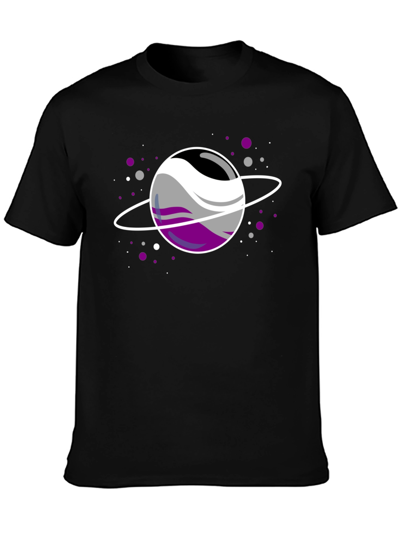 Ace Pride Planet Black T-Shirt