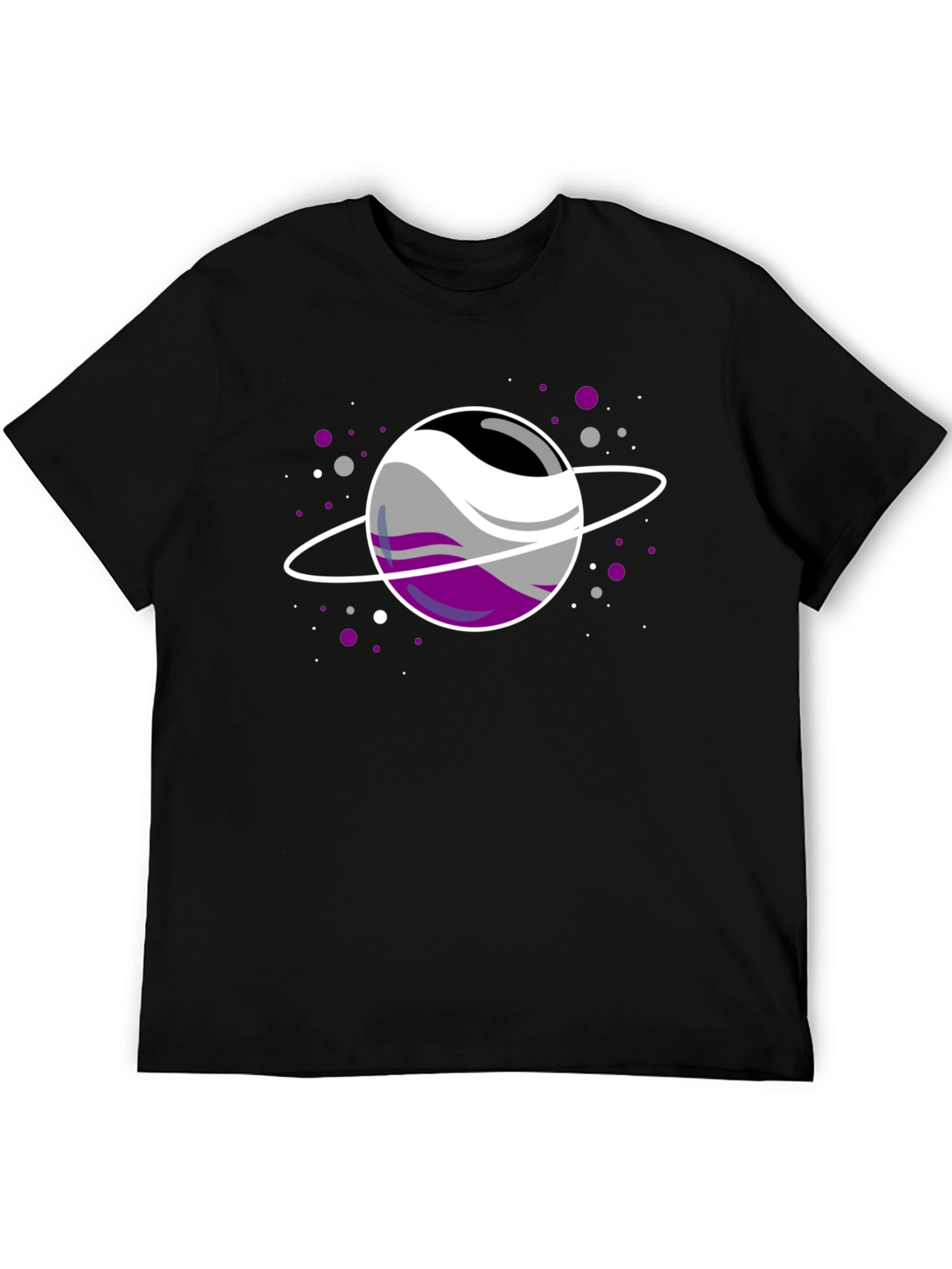 Ace Pride Planet Black T-Shirt