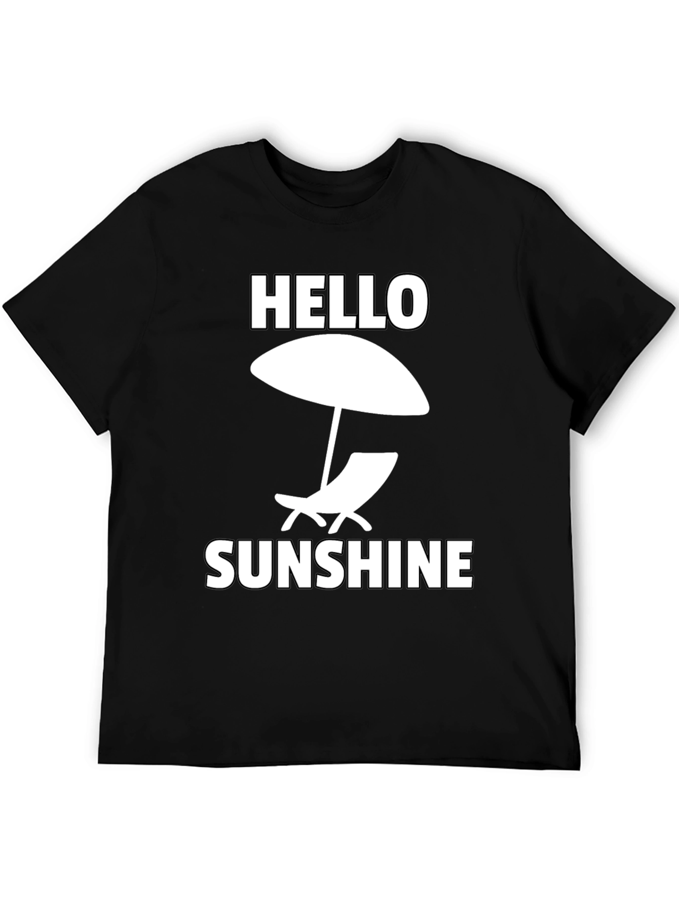 Hello Sunshine Graphic Tee - Beach Vibes T-Shirt