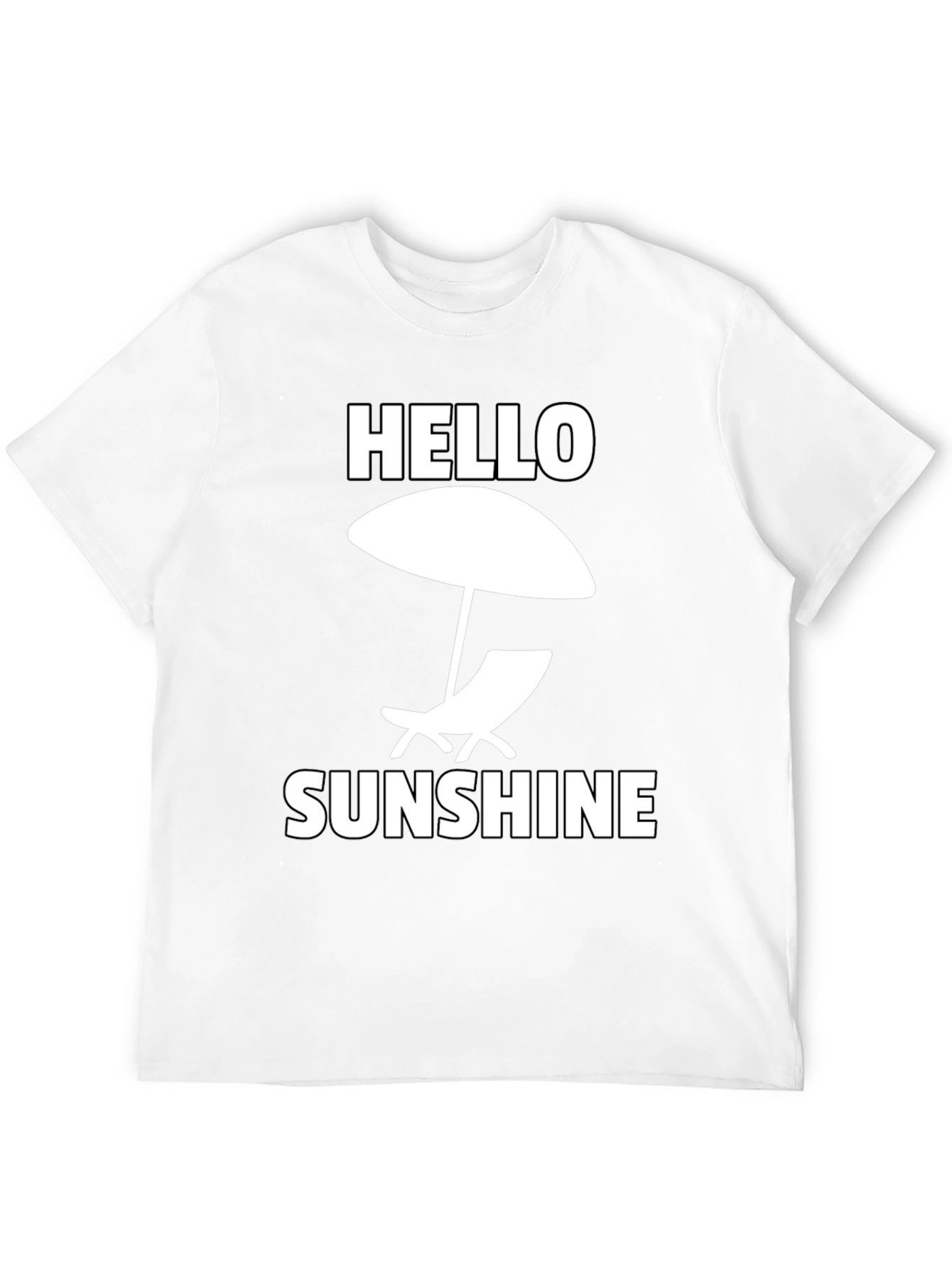 Hello Sunshine Graphic Tee - Beach Vibes T-Shirt
