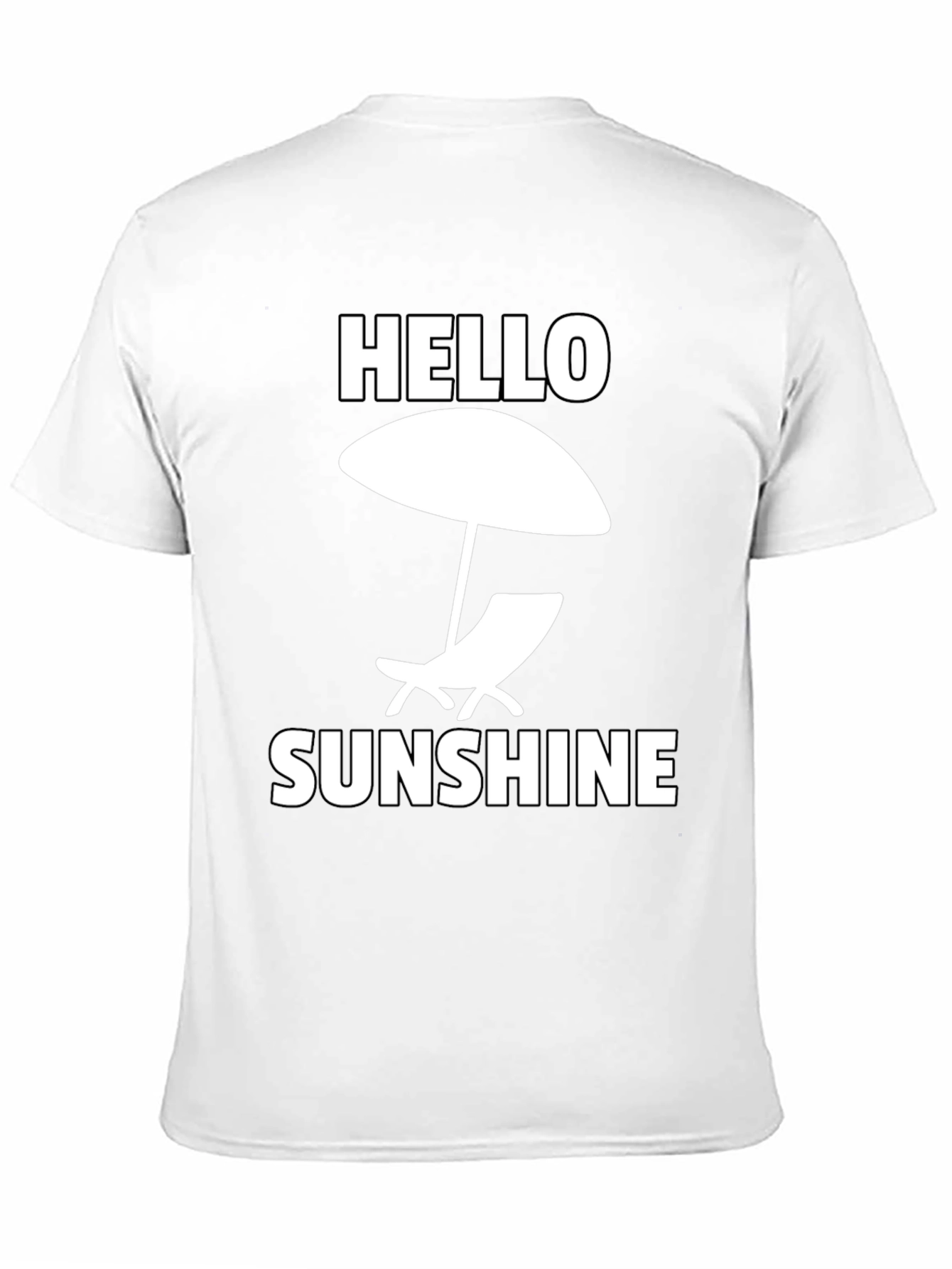 Hello Sunshine Graphic Tee - Beach Vibes T-Shirt