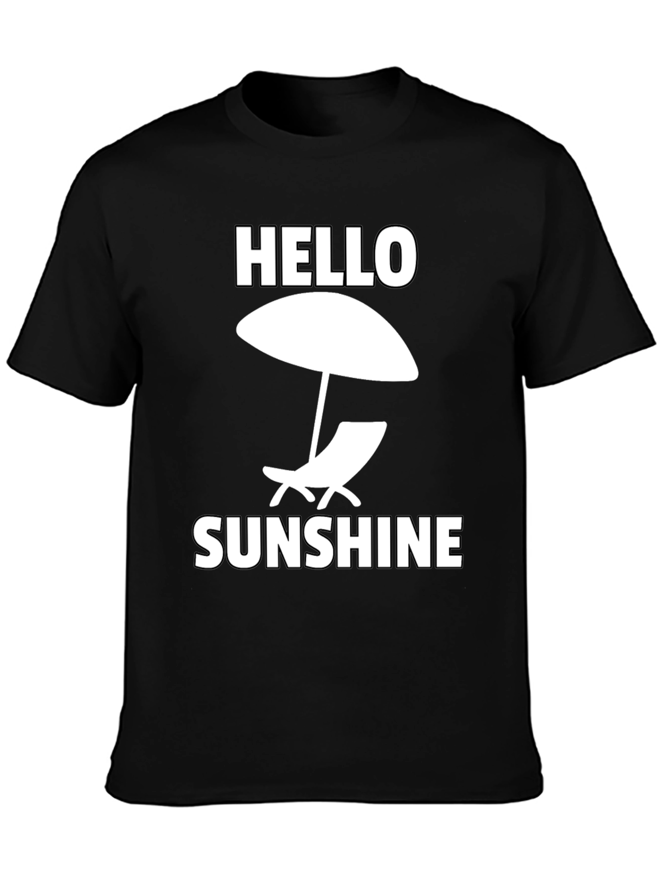 Hello Sunshine Graphic Tee - Beach Vibes T-Shirt