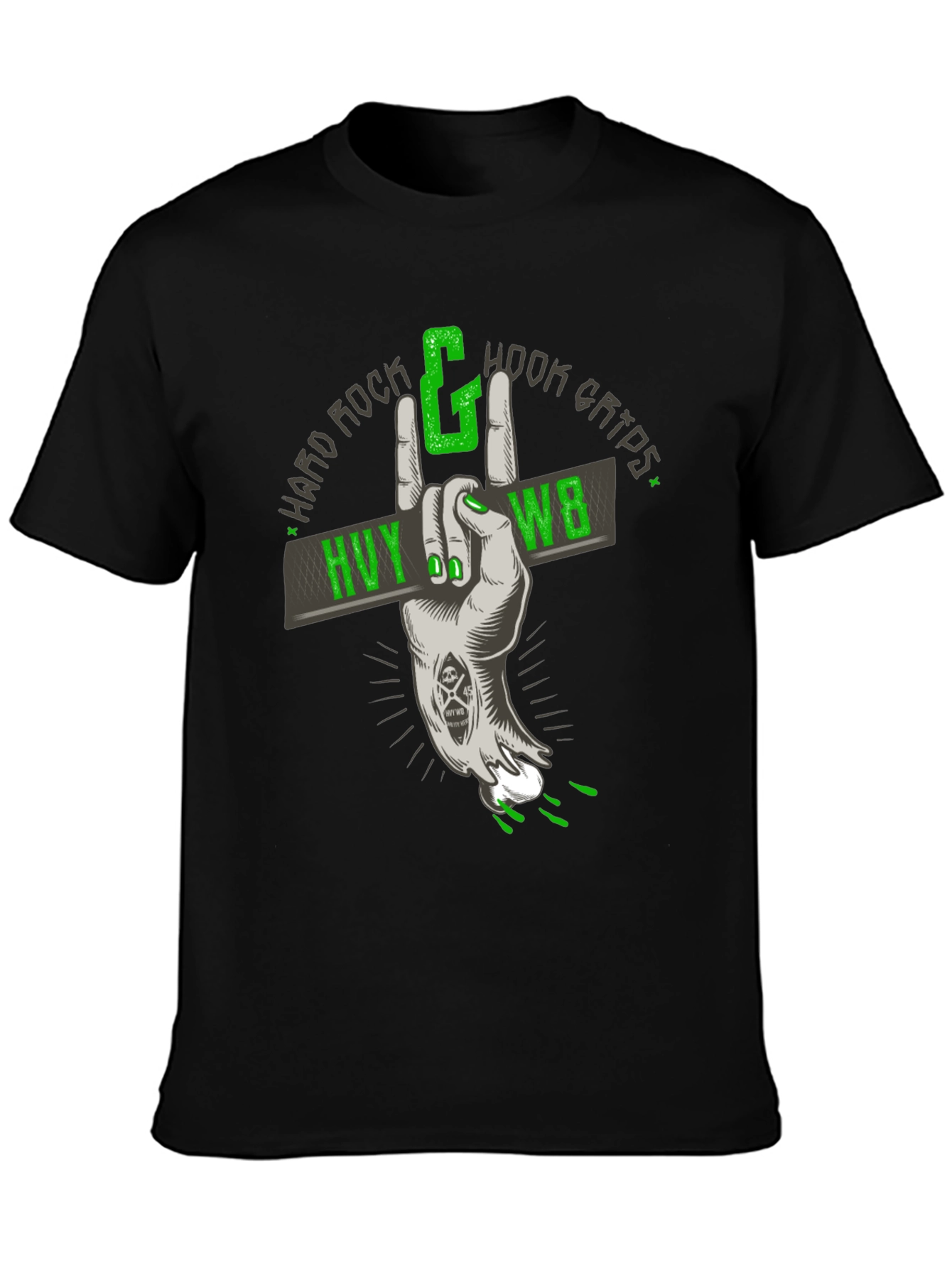 Hard Rock Hook Grips Graphic T-Shirt