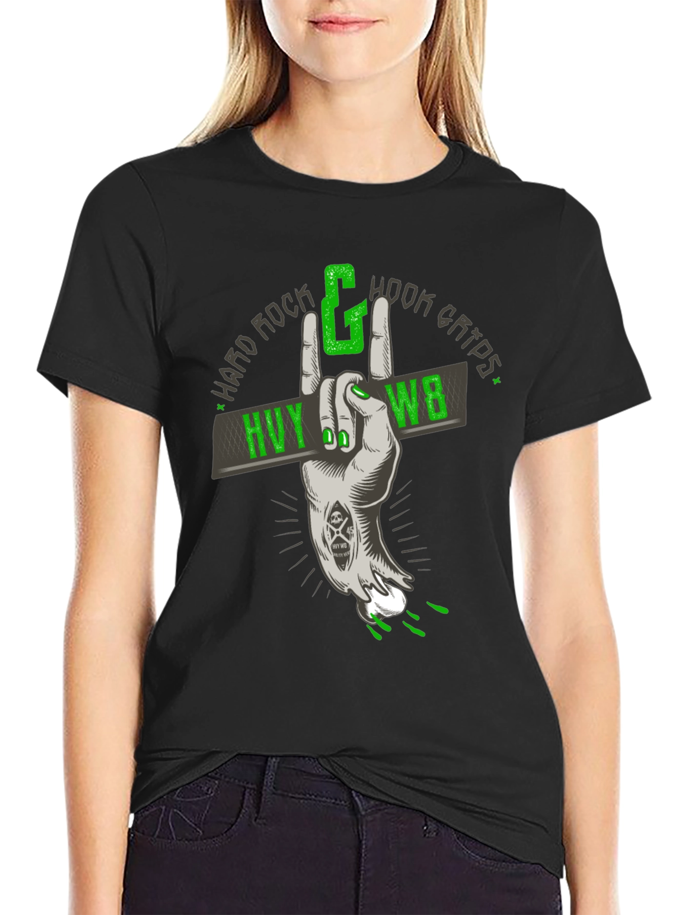 Hard Rock Hook Grips Graphic T-Shirt