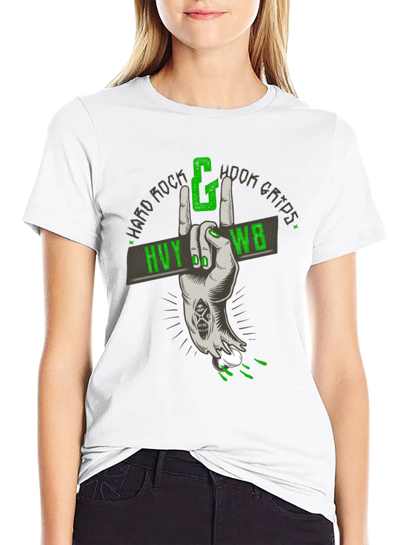 Hard Rock Hook Grips Graphic T-Shirt