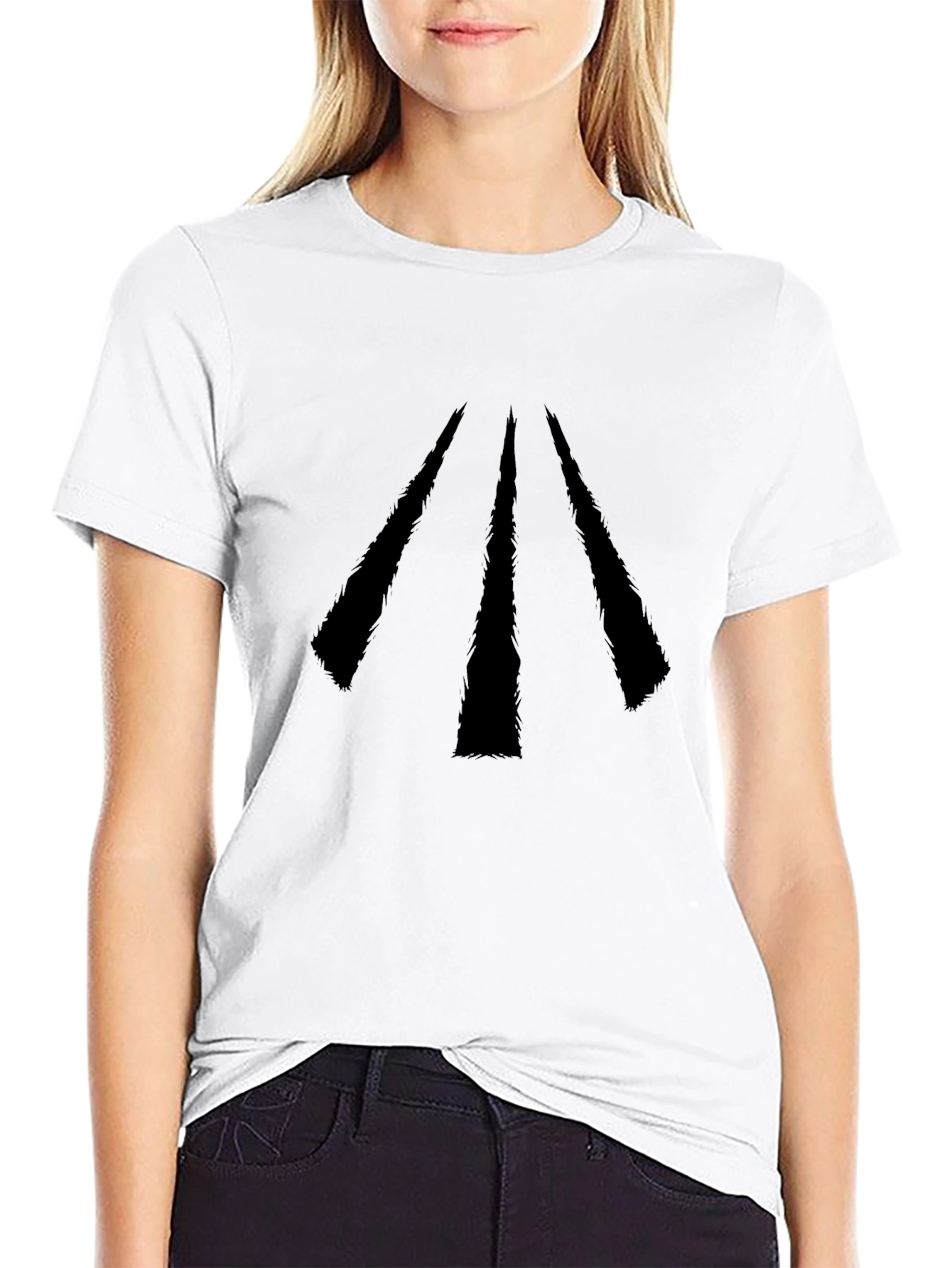 Modern Graphic T-Shirt - Geometric Arrow Design
