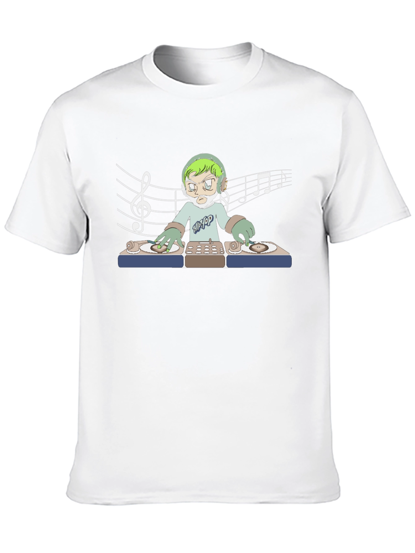 DJ Music Lover Black T-Shirt