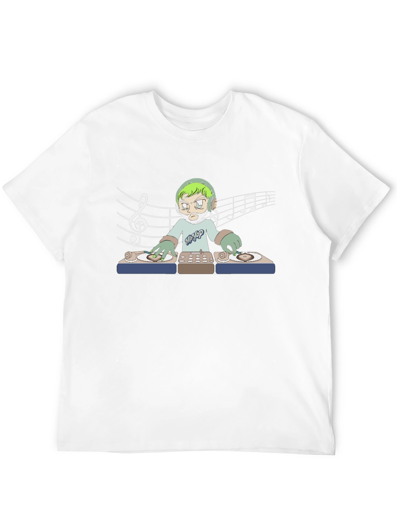 DJ Music Lover Black T-Shirt