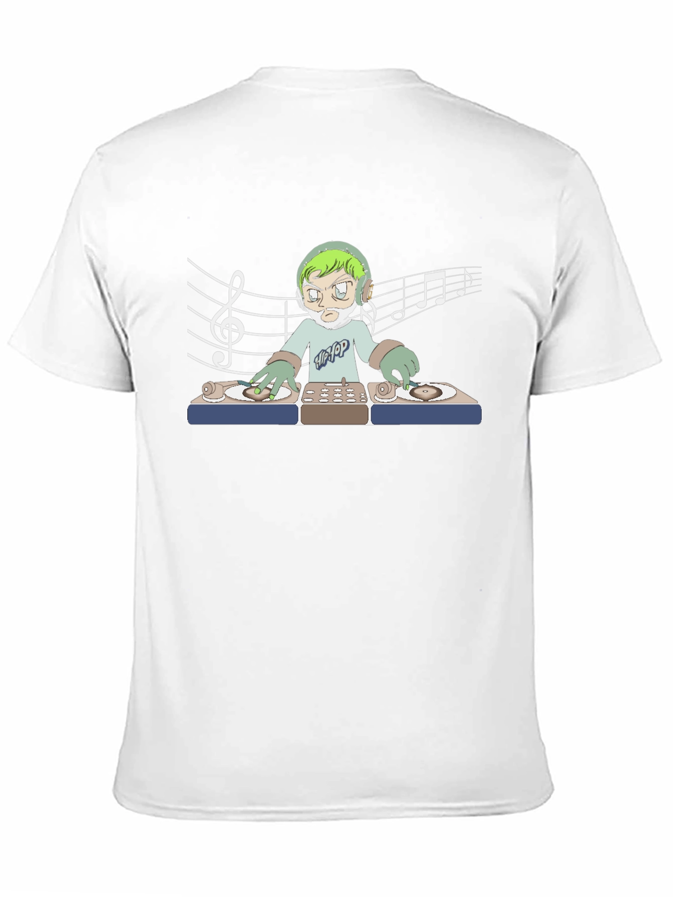 DJ Music Lover Black T-Shirt