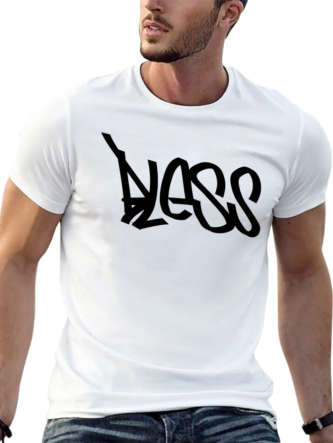 Black BOSS Graphic Tee - Casual Cool
