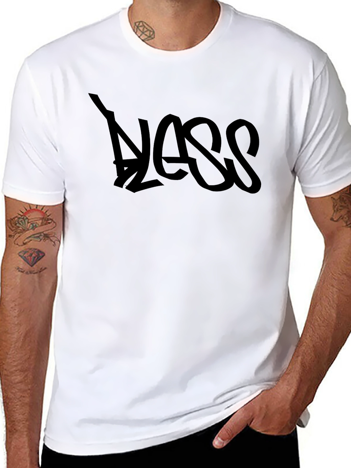 Black BOSS Graphic Tee - Casual Cool