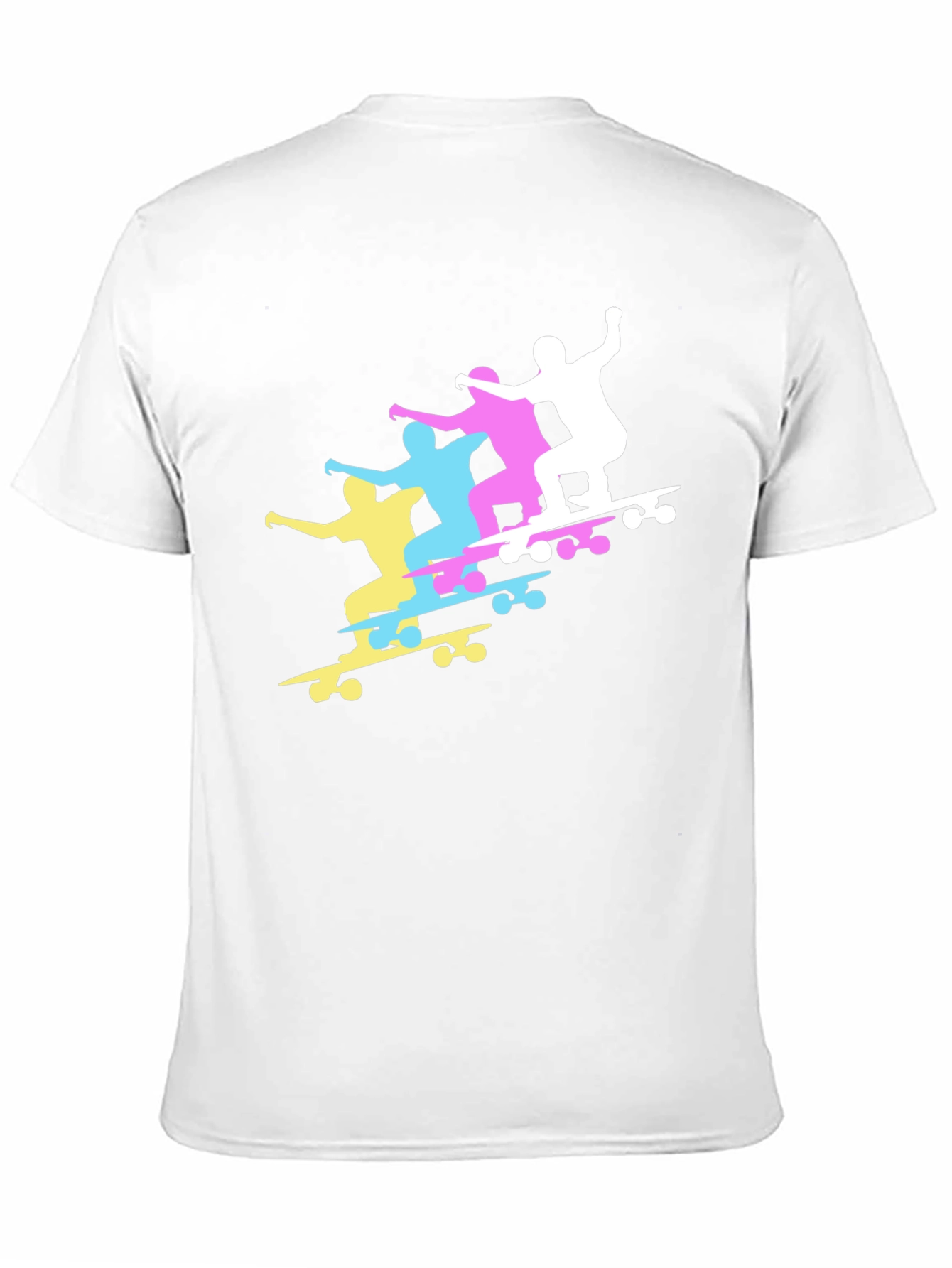 Skateboard Silhouette Graphic T-Shirt
