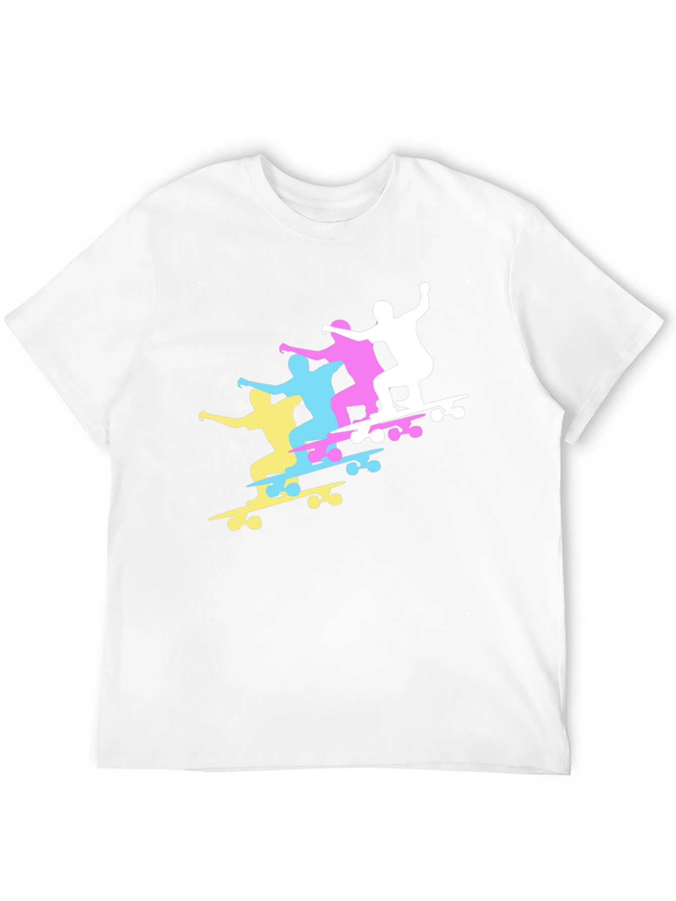 Skateboard Silhouette Graphic T-Shirt