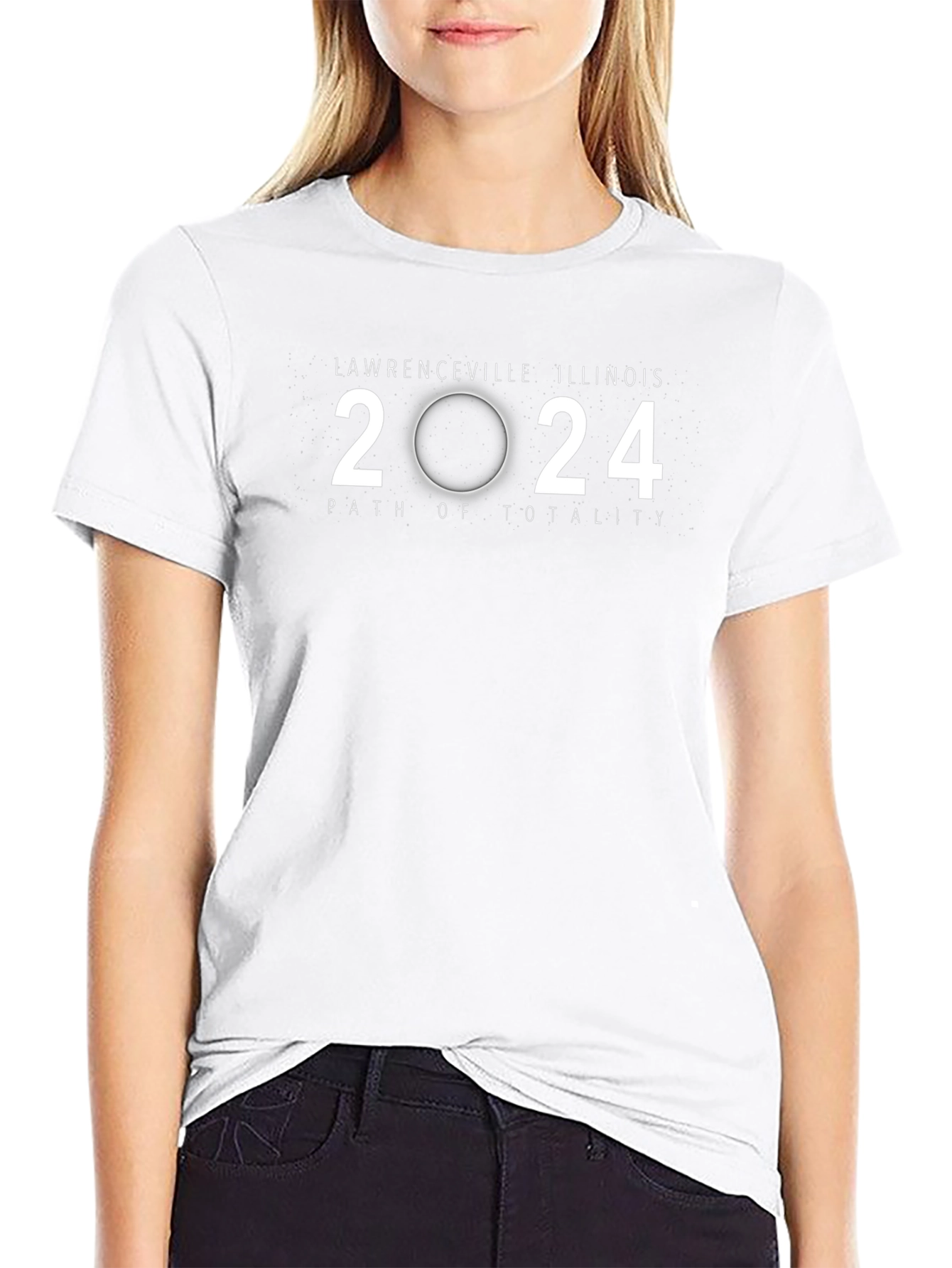 Lawrenceville Illinois 2024 Solar Eclipse T-Shirt