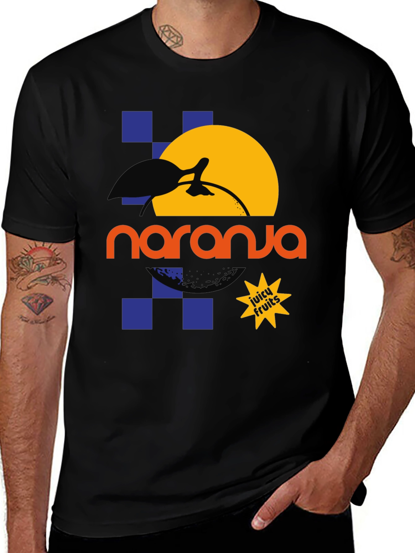 Naranja Juicy Fruits Graphic Tee