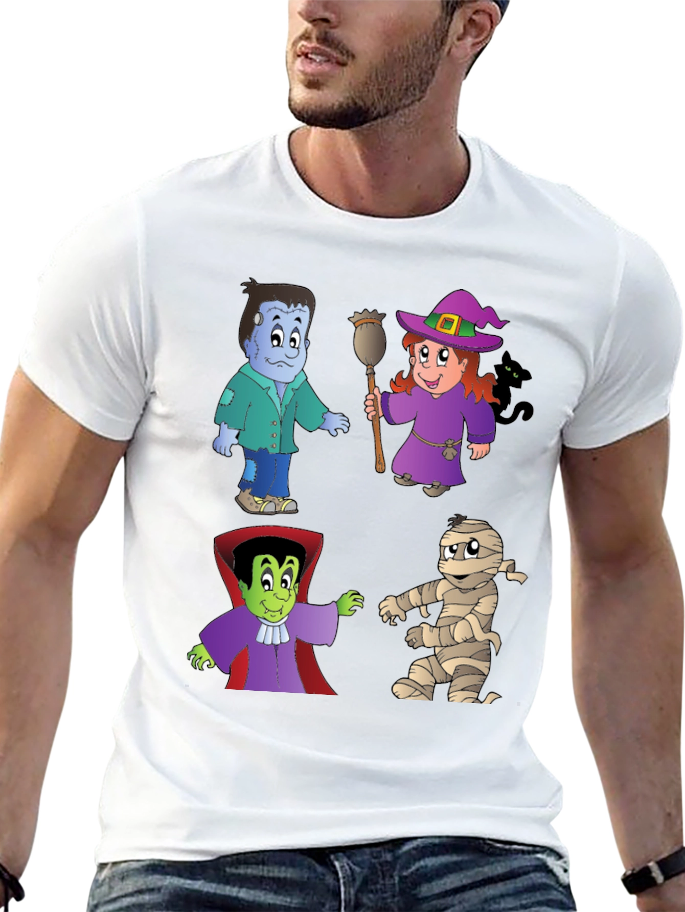 Halloween Cartoon Character T-Shirt