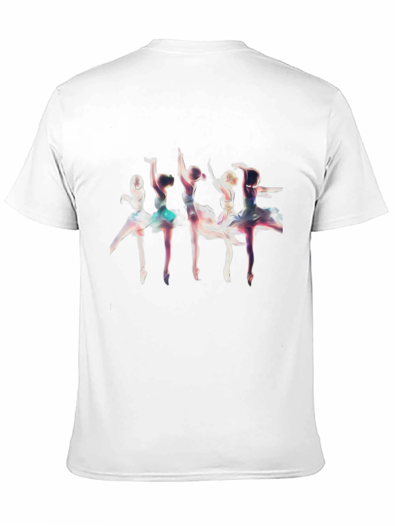 Ballerina Graphic T-Shirt - Black Cotton Tee