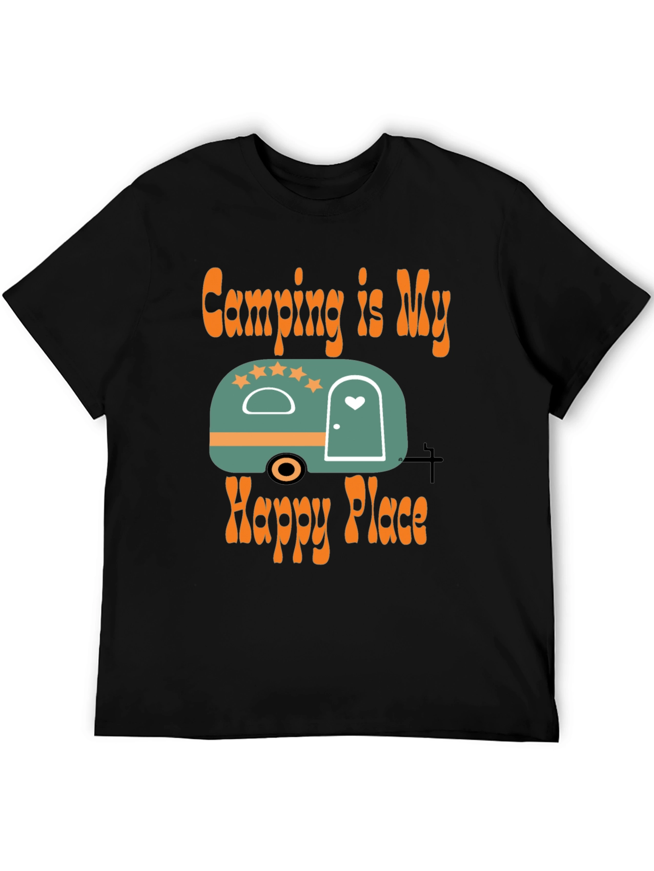 Camping Is My Happy Place Graphic Tee