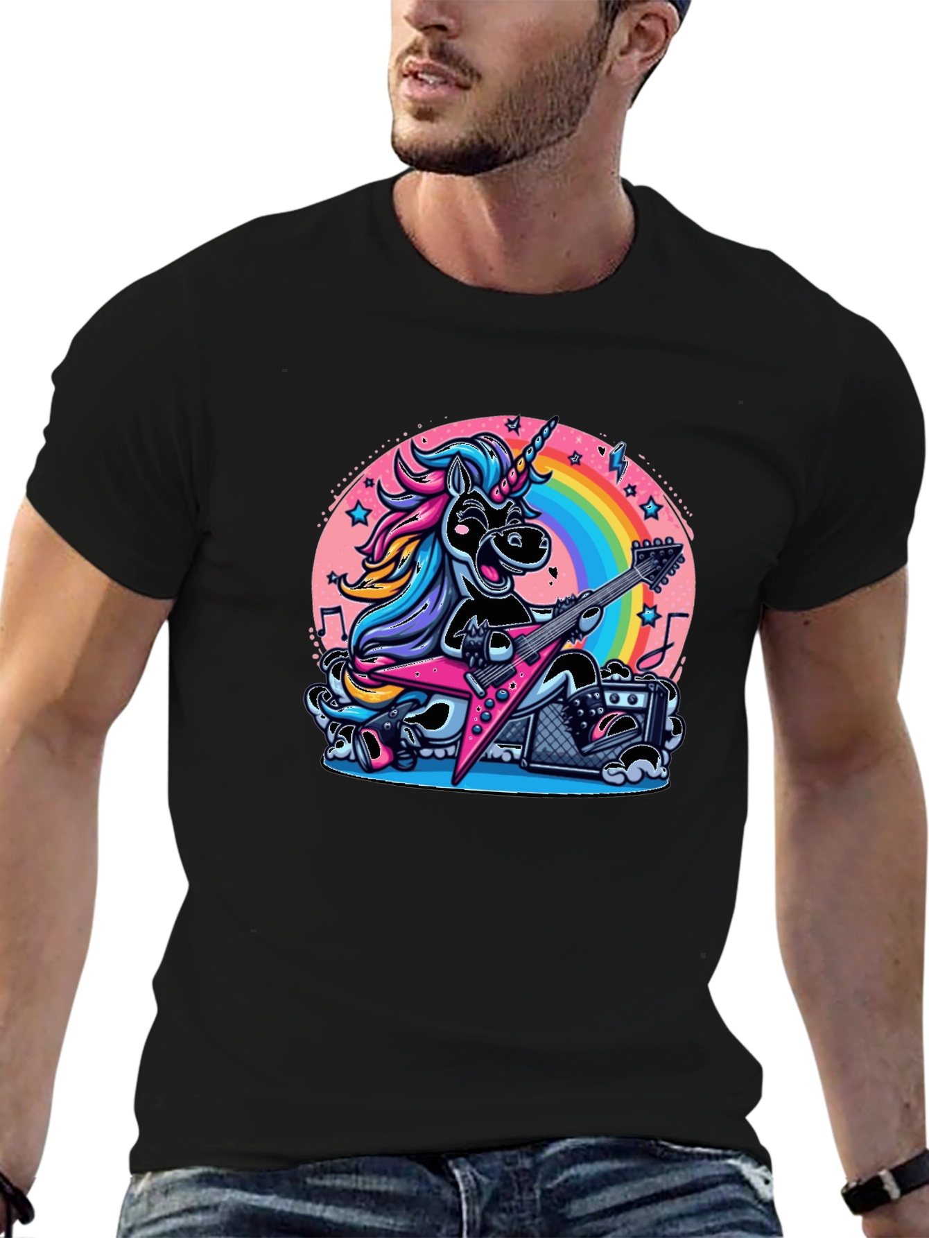 Unicorn Guitar Player T-Shirt