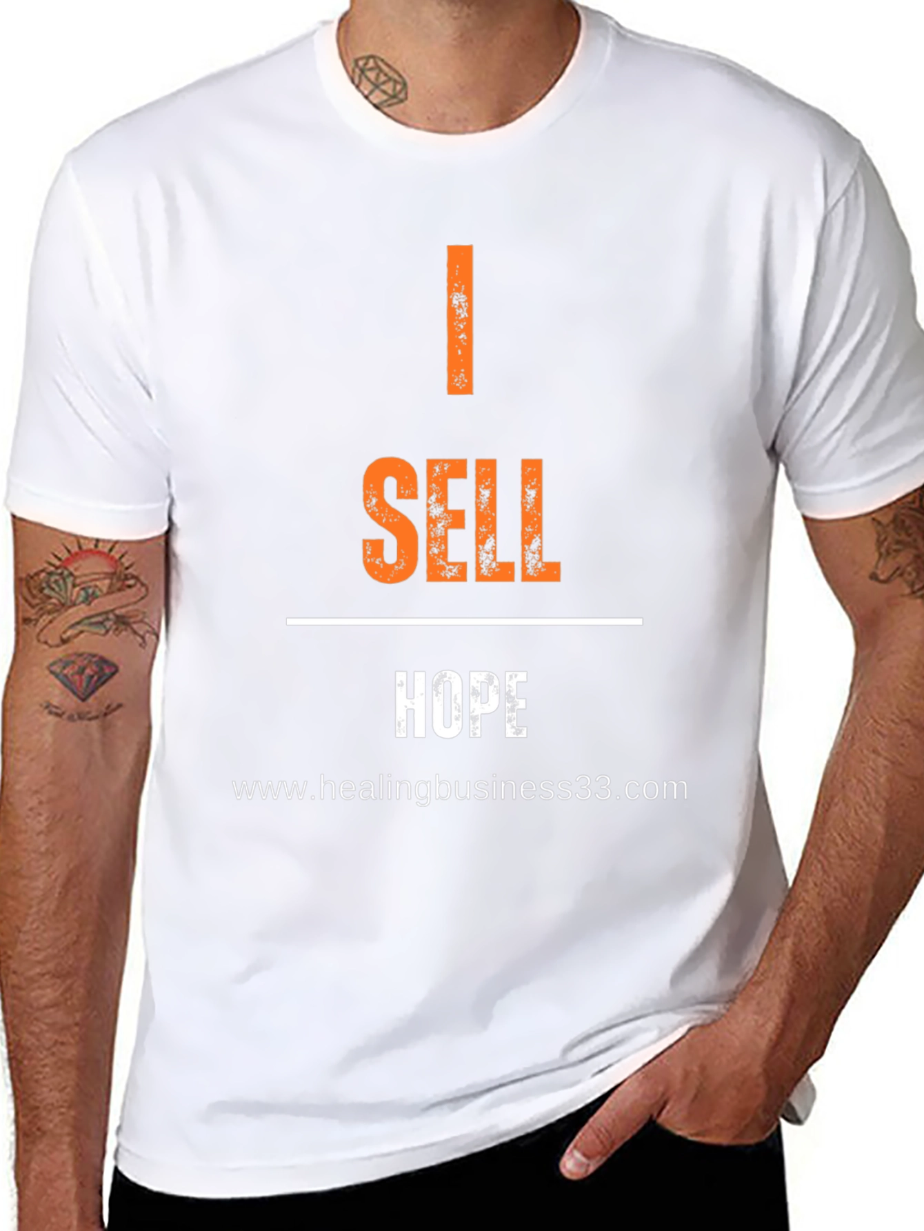 I Sell Hope Graphic Tee - Motivational Shirt