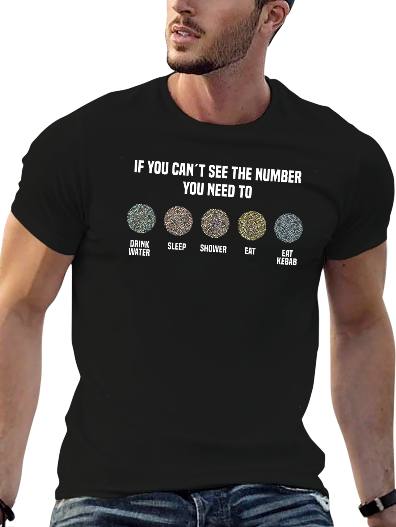 Humorous Cant See The Number T-Shirt