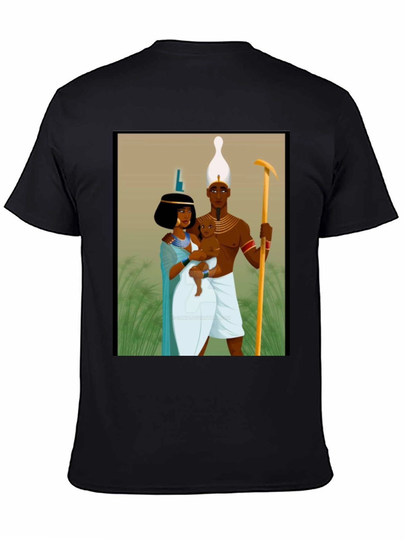 Egyptian Pharaoh Family Graphic T-Shirt