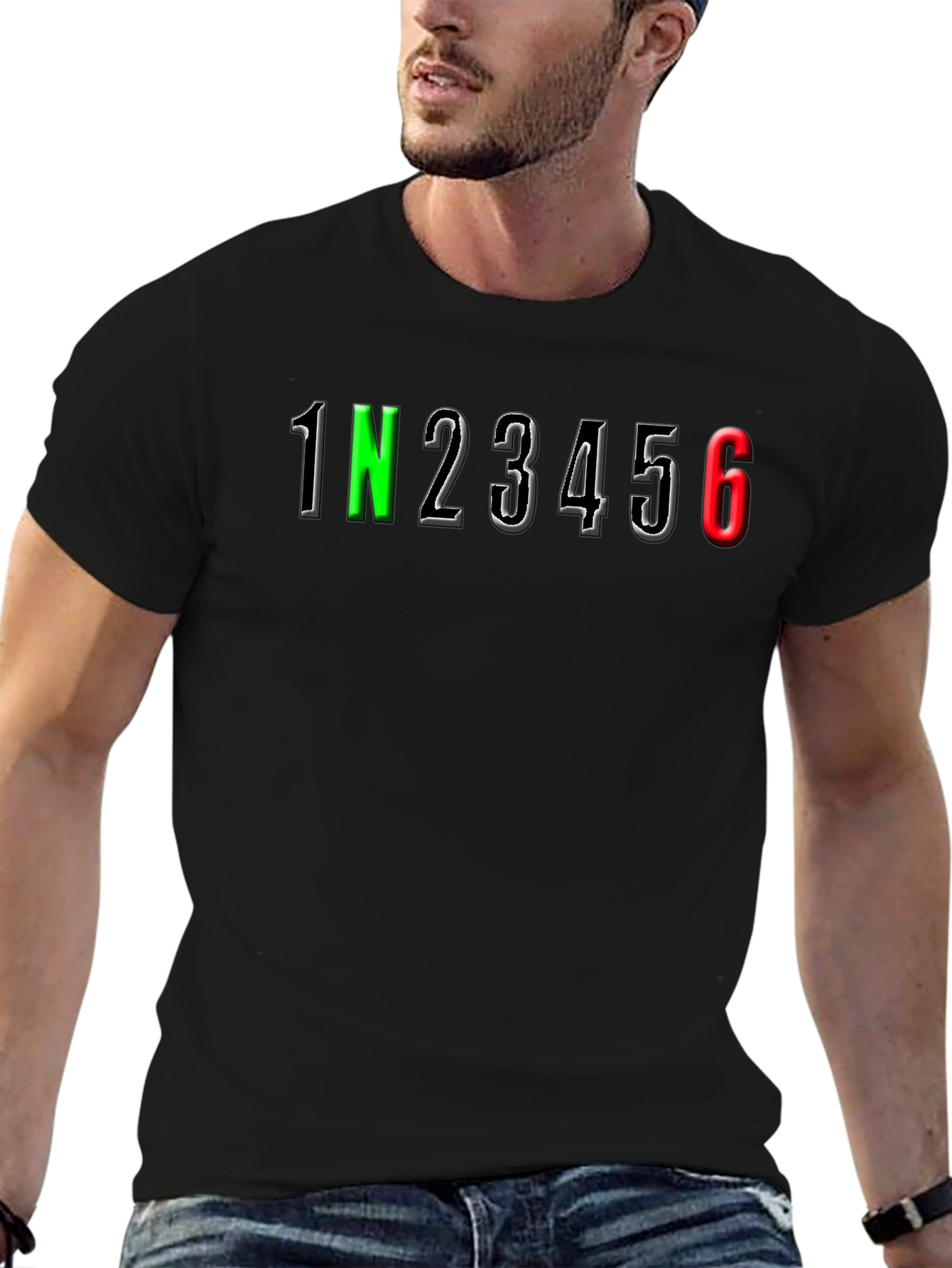 Motorcycle Gear Shift Pattern T-Shirt