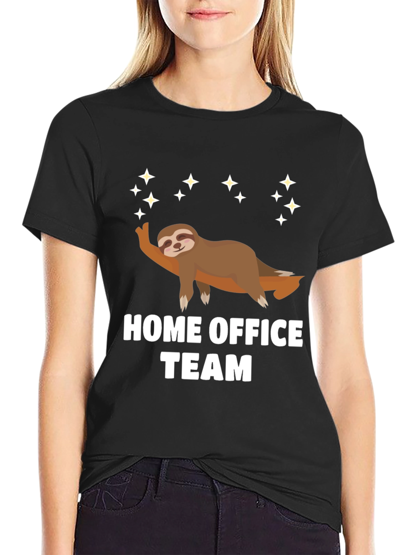 Home Office Team Sloth Graphic Tee