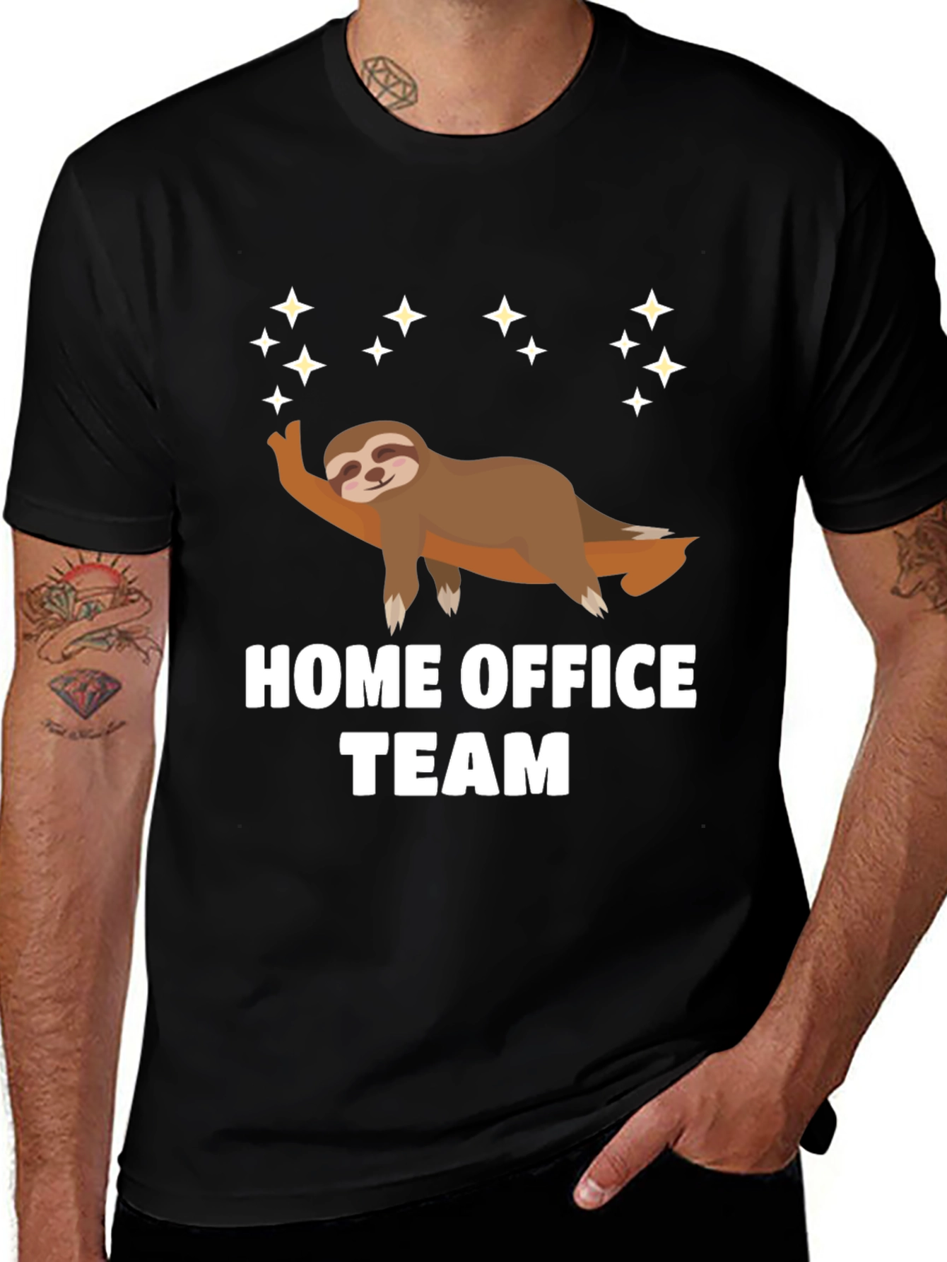 Home Office Team Sloth Graphic Tee