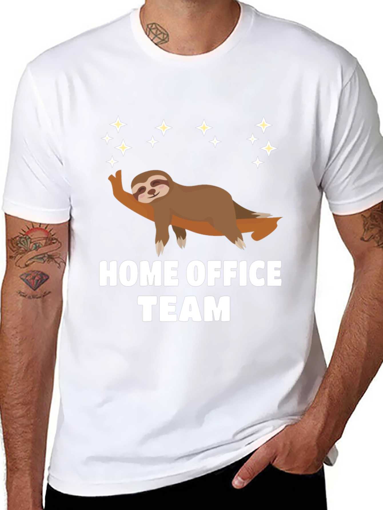 Home Office Team Sloth Graphic Tee