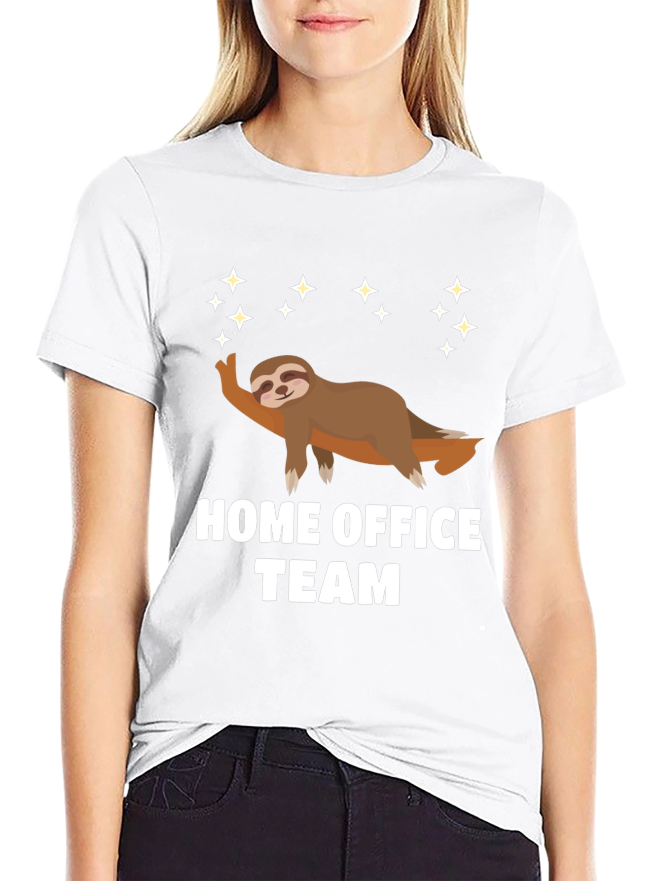 Home Office Team Sloth Graphic Tee