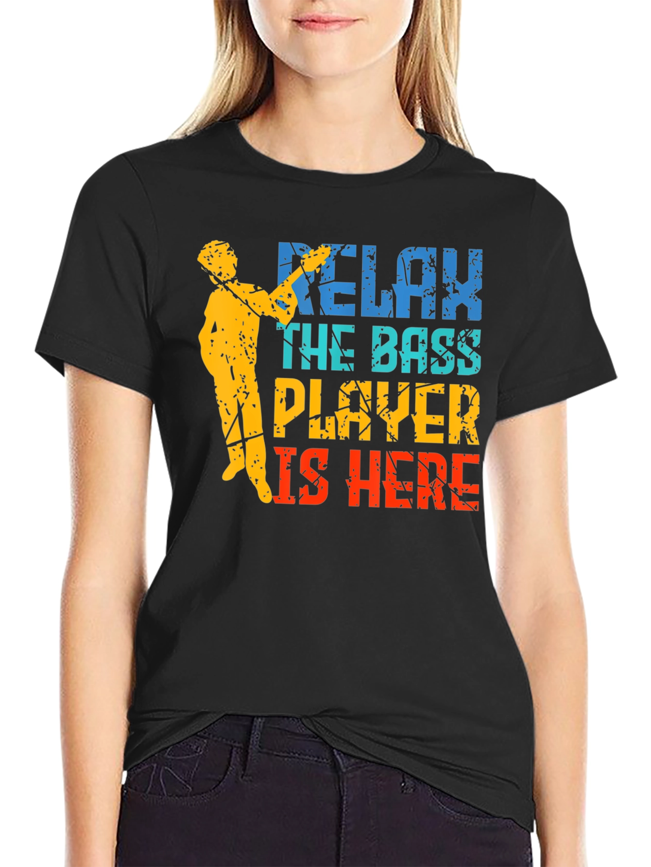 Relax The Bass Player Is Here Graphic T-Shirt