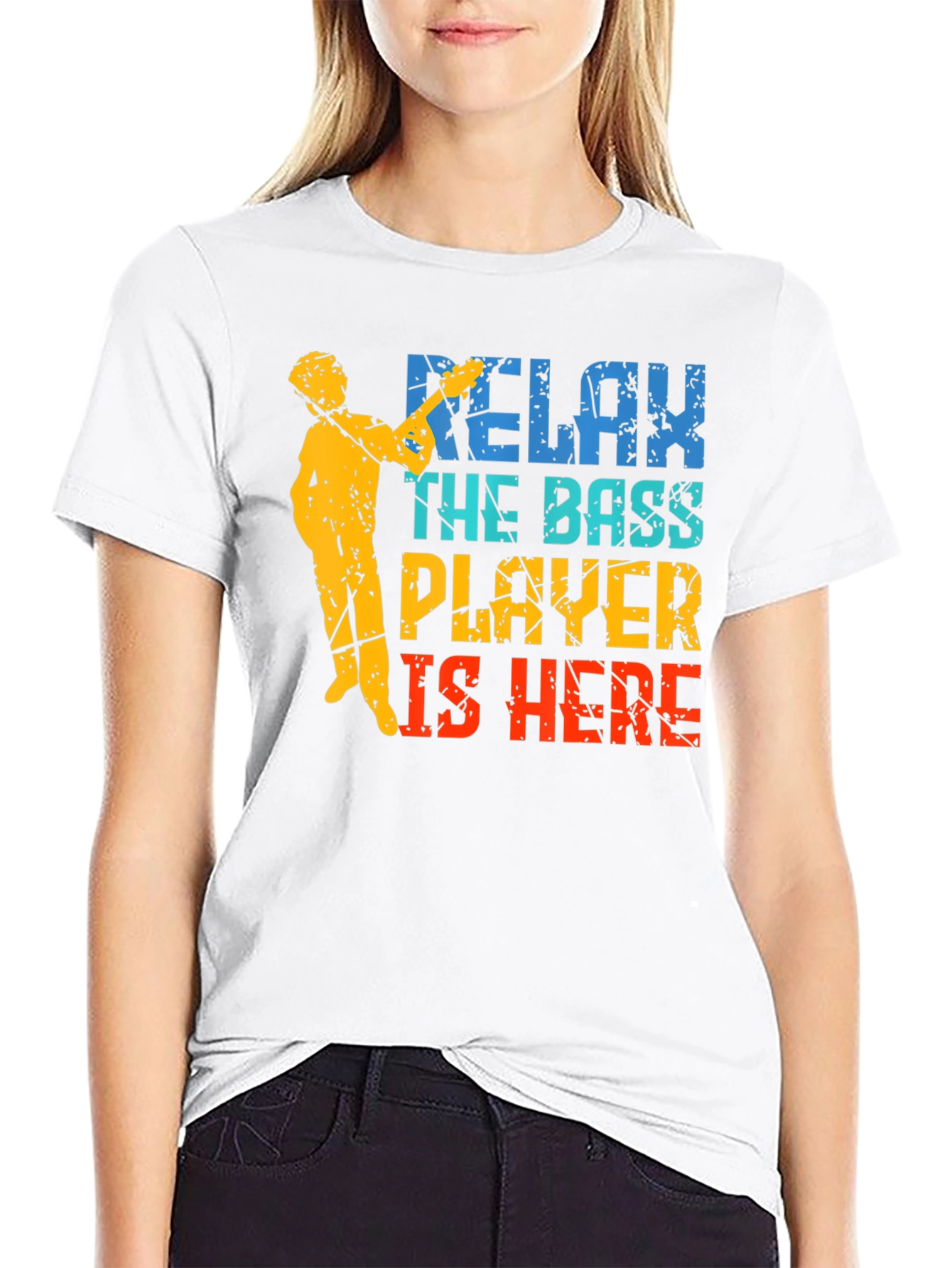 Relax The Bass Player Is Here Graphic T-Shirt