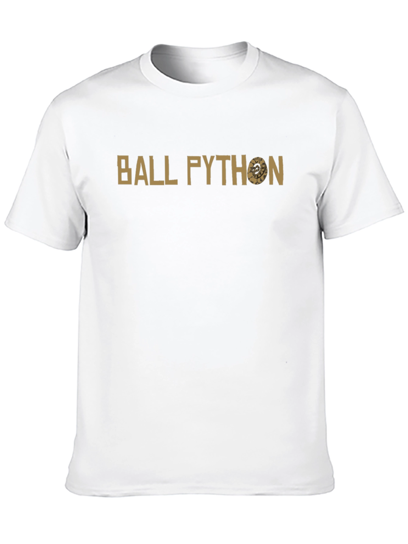 Ball Python Graphic Tee - Black Cotton T-Shirt