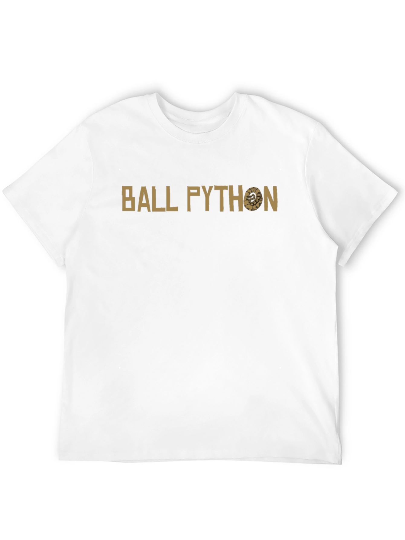 Ball Python Graphic Tee - Black Cotton T-Shirt