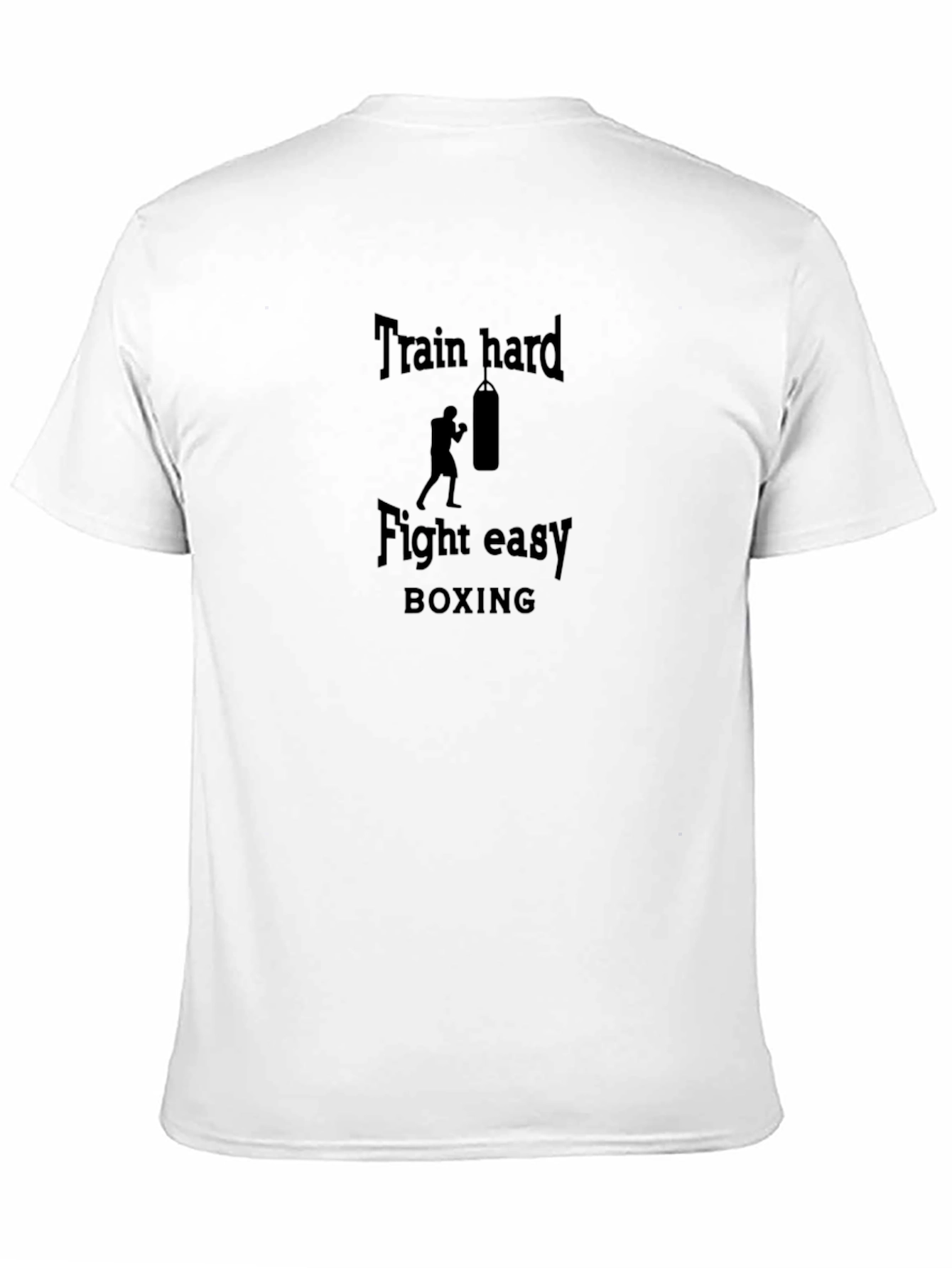 Train Hard Fight Easy Boxing Graphic Tee