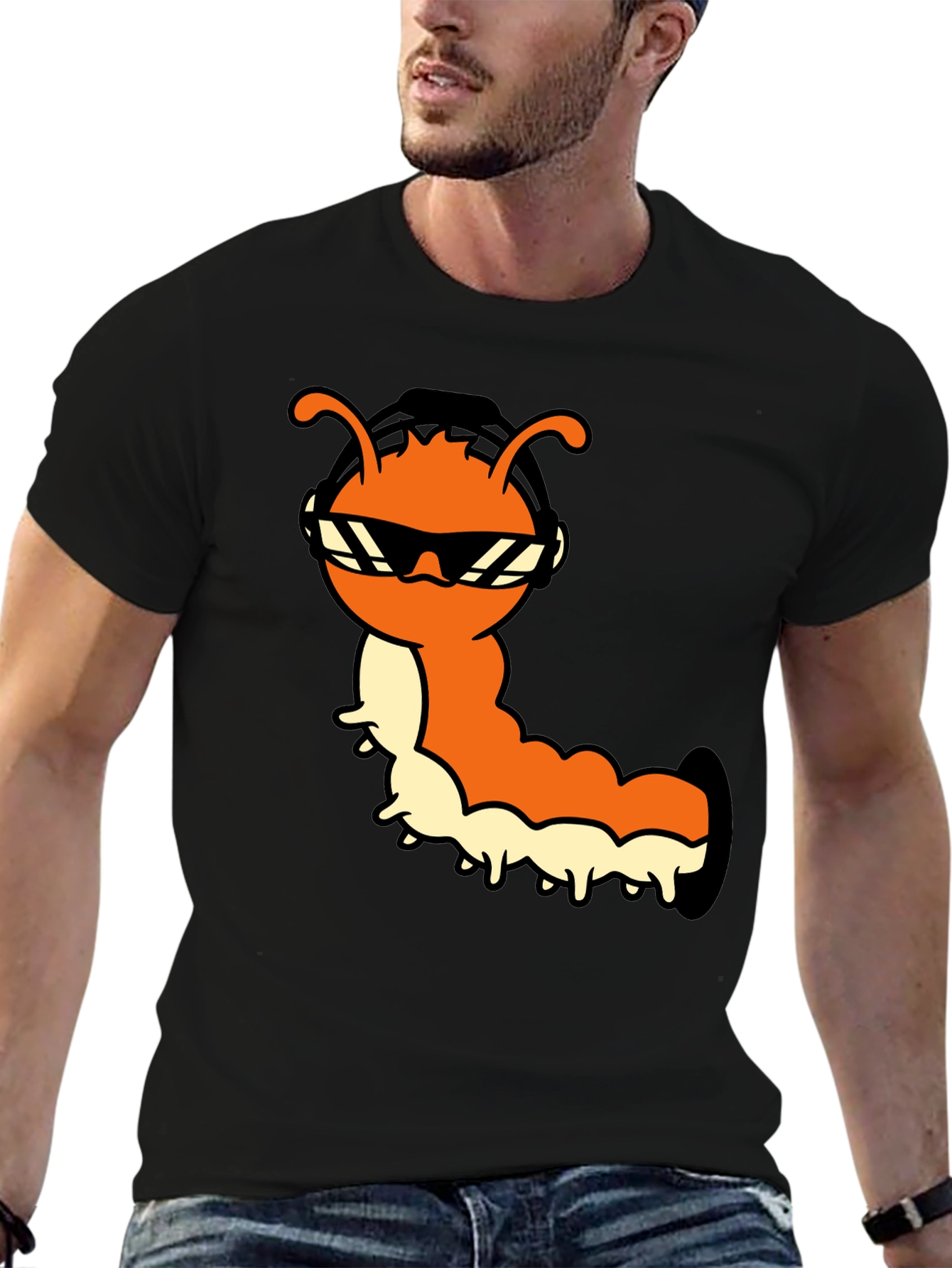 Cool Caterpillar T-Shirt - Fun Graphic Tee