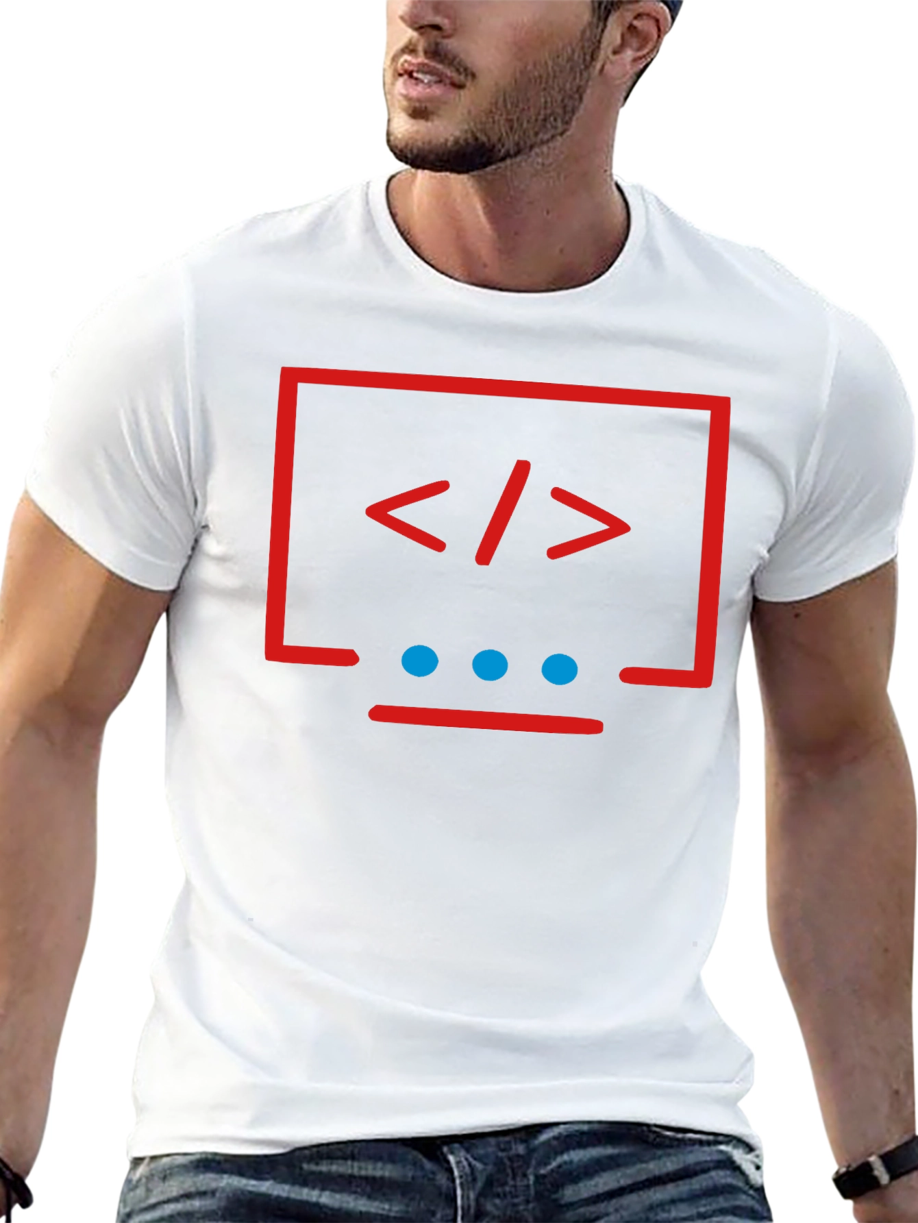 Coder T-Shirt: Red Graphic Tee for Programmers