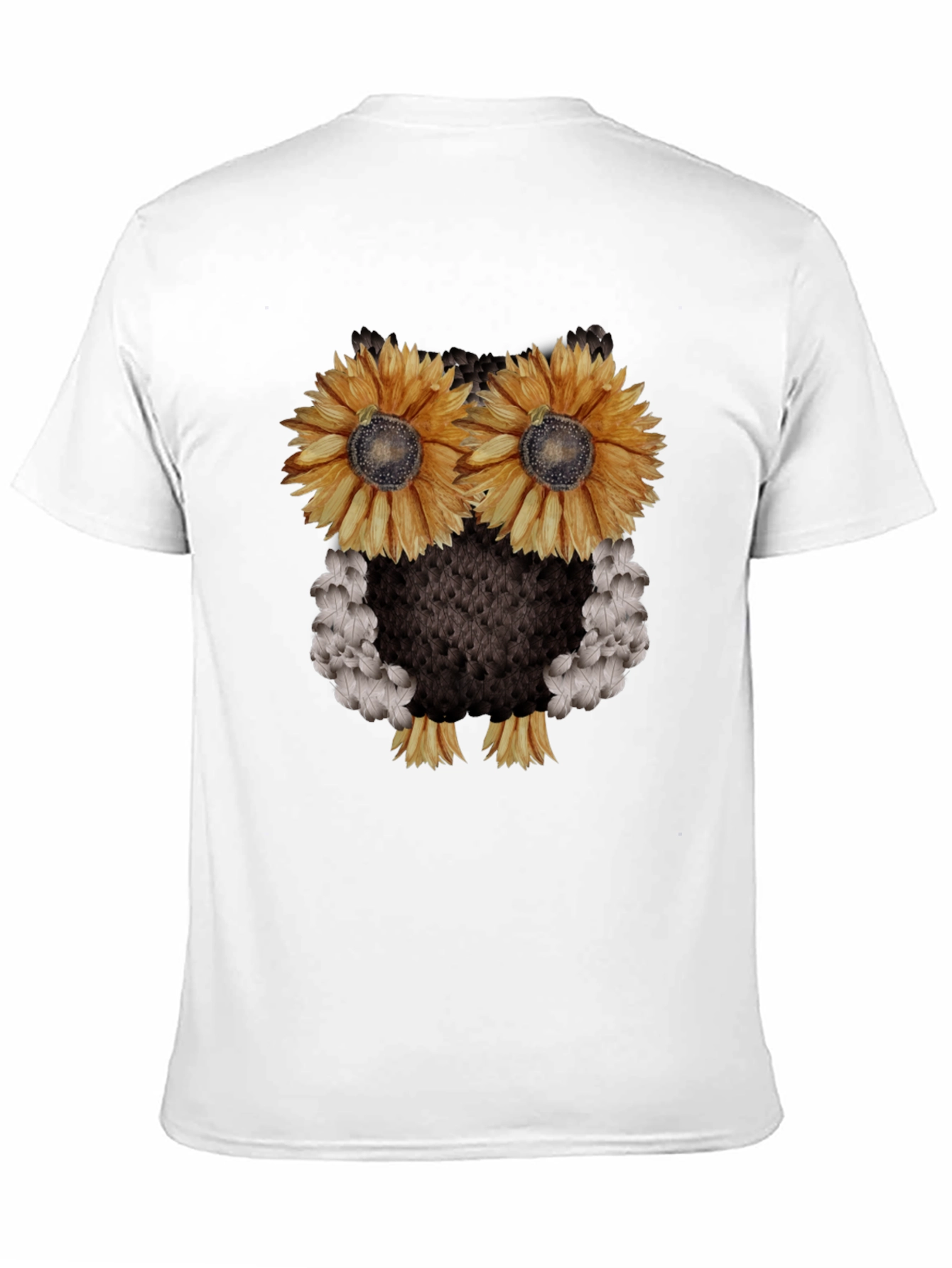 Sunflower Owl Graphic Tee - Black